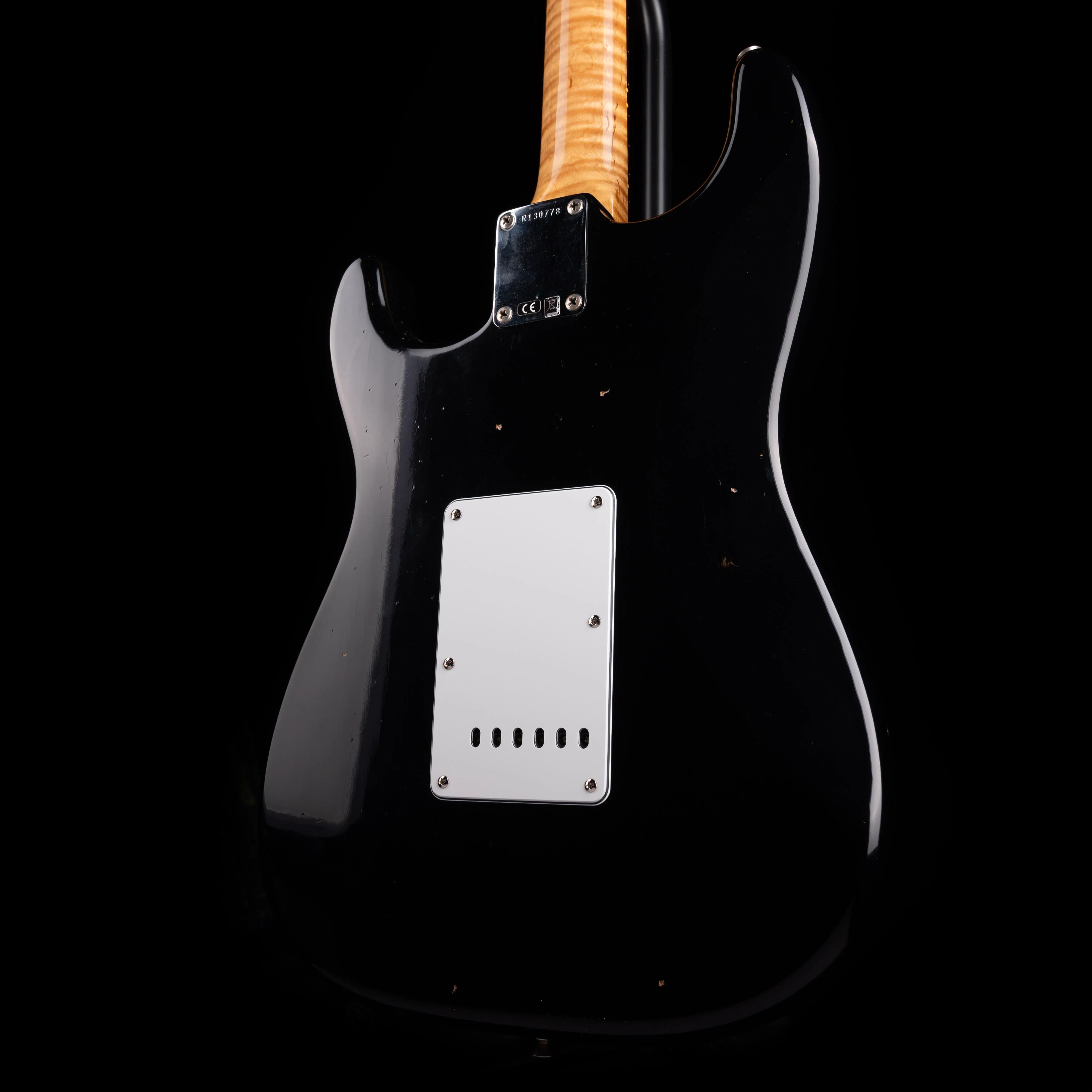 Used 2023 Fender Custom Shop 1962 Strat Journeyman Relic - Black With OHSC - Image 10