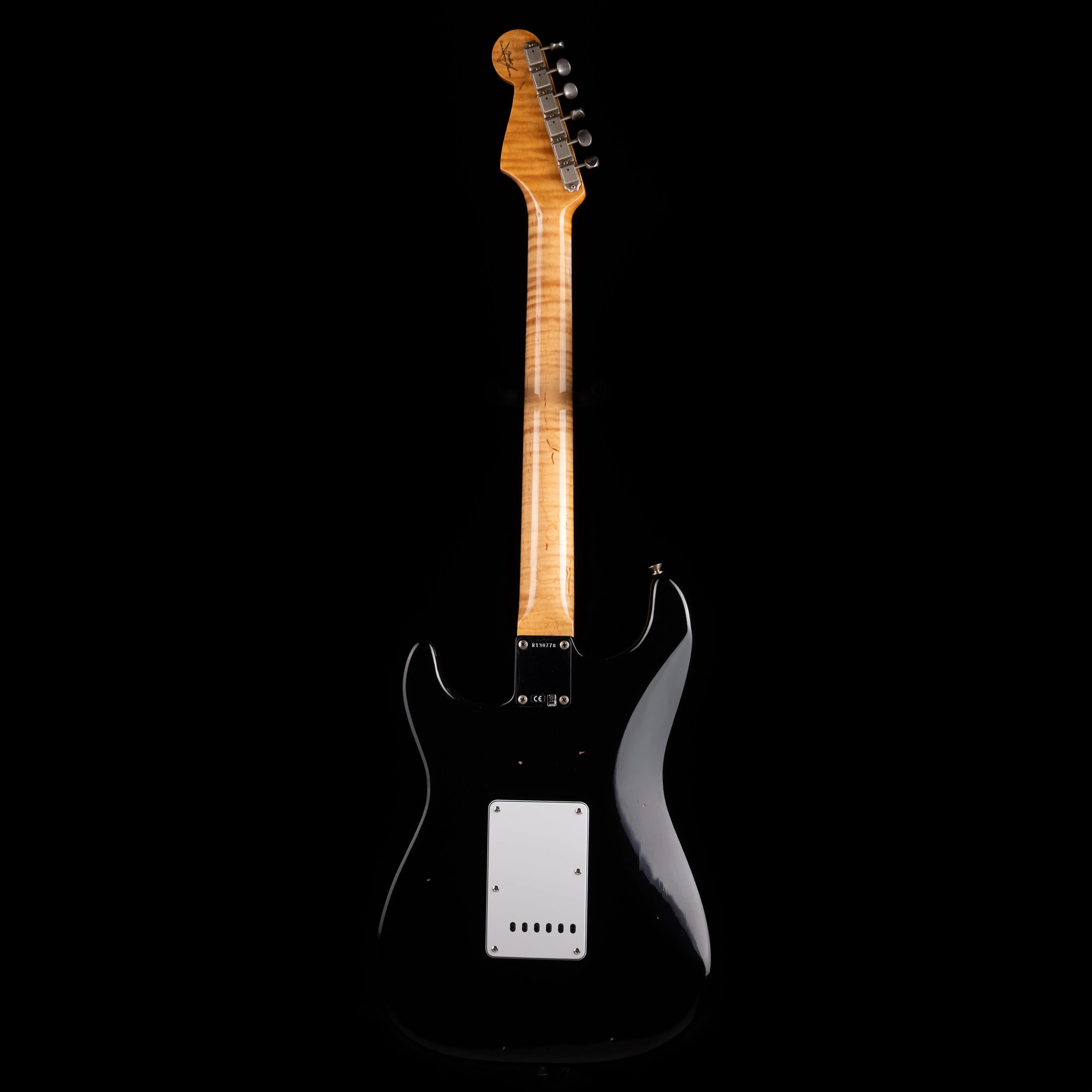 Used 2023 Fender Custom Shop 1962 Strat Journeyman Relic - Black With OHSC - Image 12