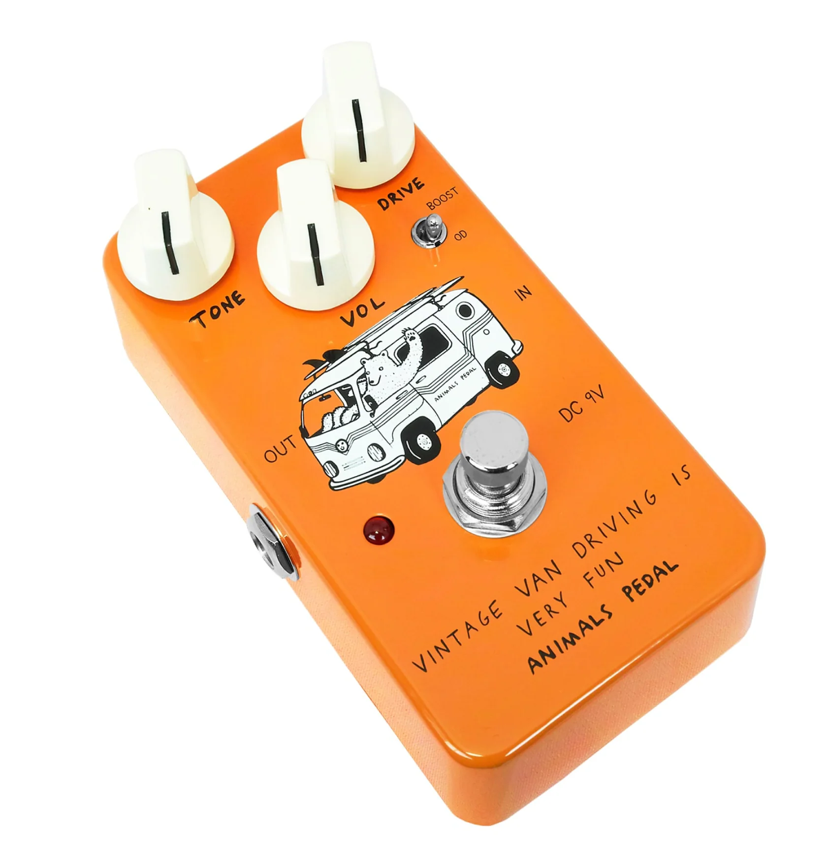 Animals Pedal Vintage Van Driving is Very Fun Overdrive Guitar Effect Pedal - Image 3