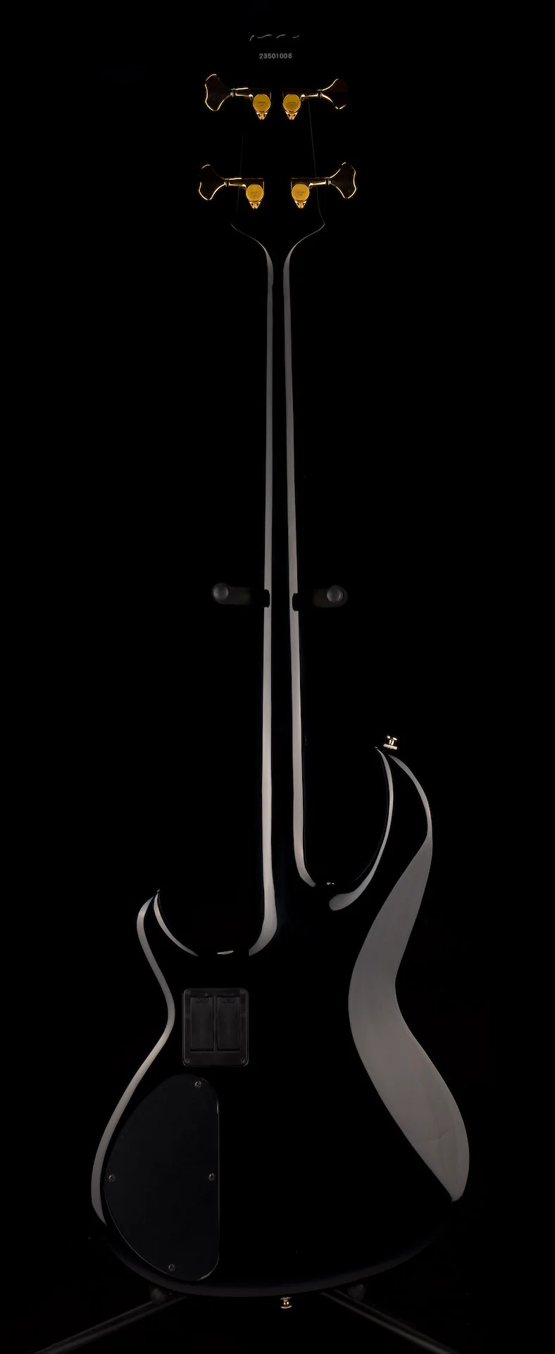 Aria Pro II SB-1000B Reissue 4-String Electric Bass Guitar Made in Japan Black With Bag - Image 12