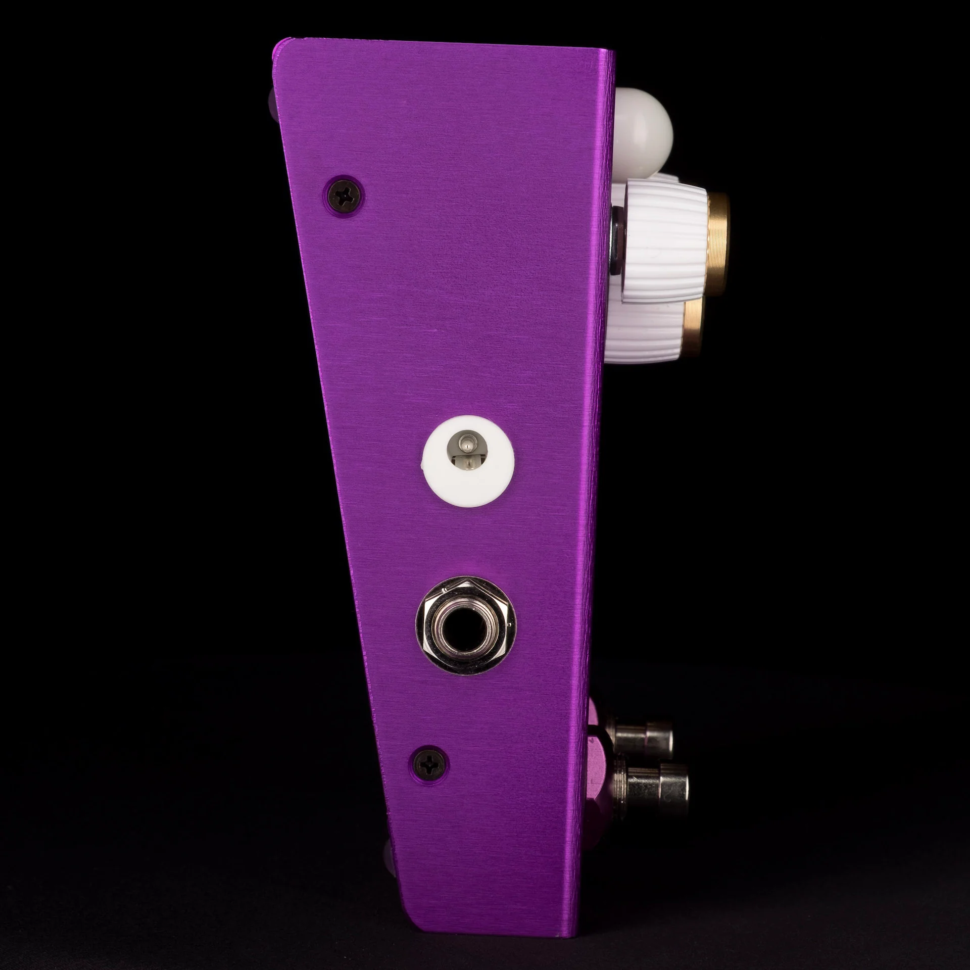 BeetronicsFX Standard Series Octahive Super High Gain Fuzz High Octave Custom Purple/Gold - Image 3