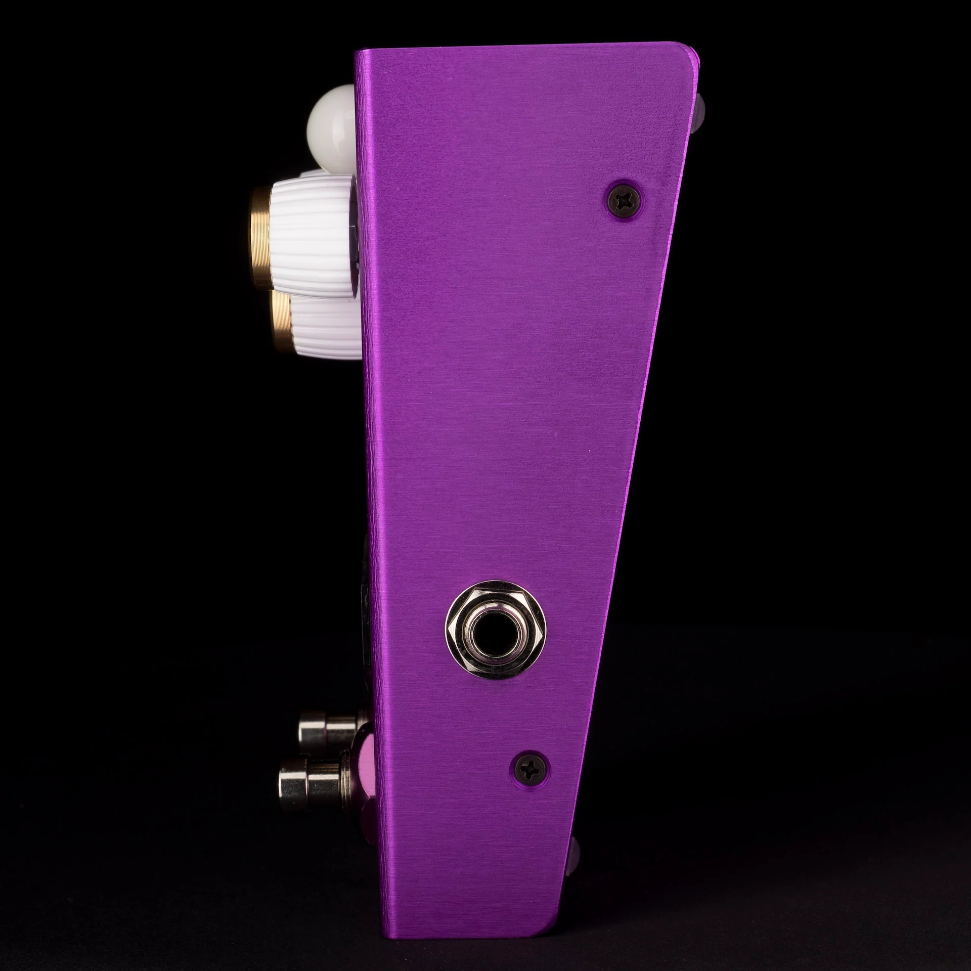 BeetronicsFX Standard Series Octahive Super High Gain Fuzz High Octave Custom Purple/Gold - Image 4