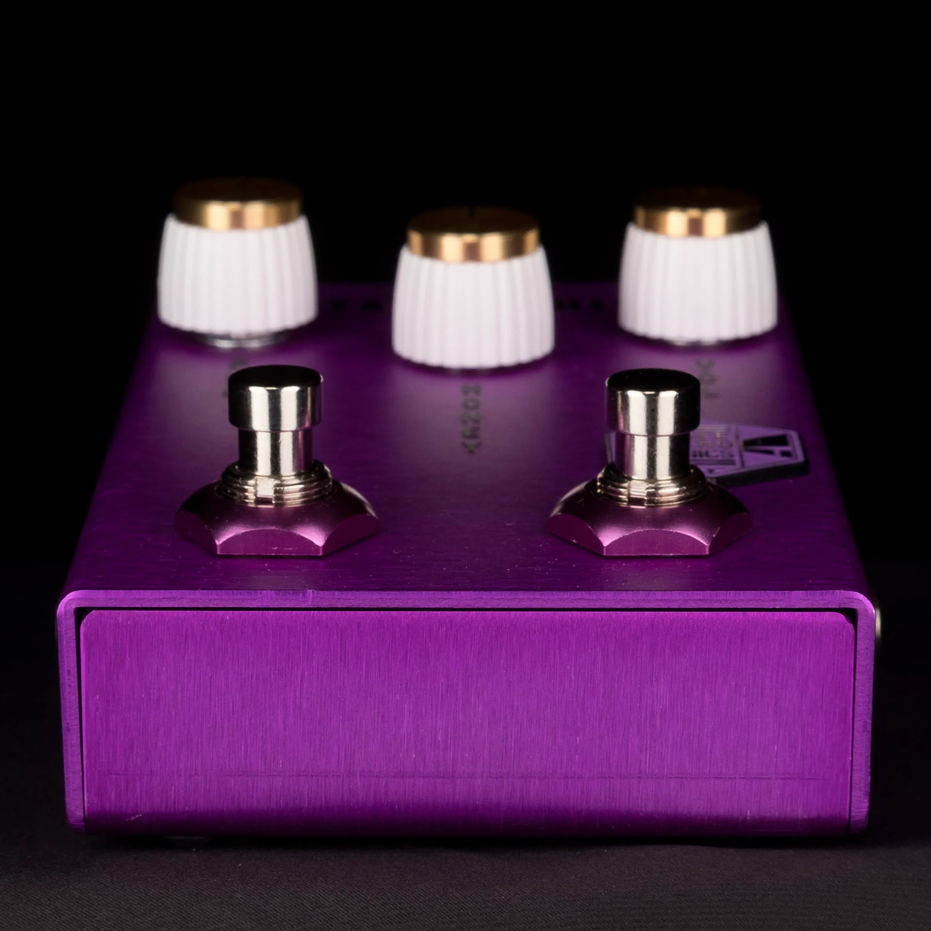 BeetronicsFX Standard Series Octahive Super High Gain Fuzz High Octave Custom Purple/Gold - Image 6