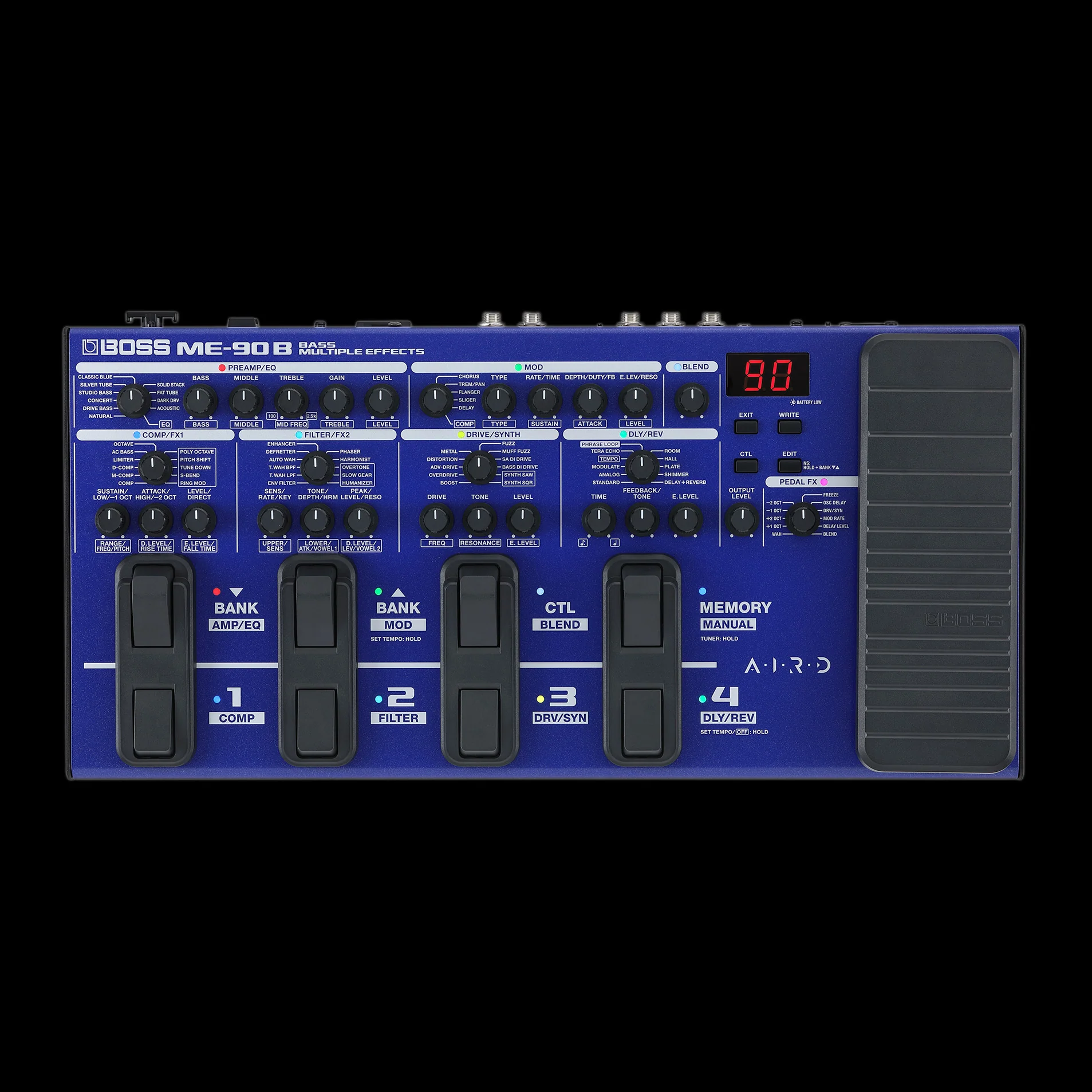Boss ME-90B Bass Multi-Effects Pedal