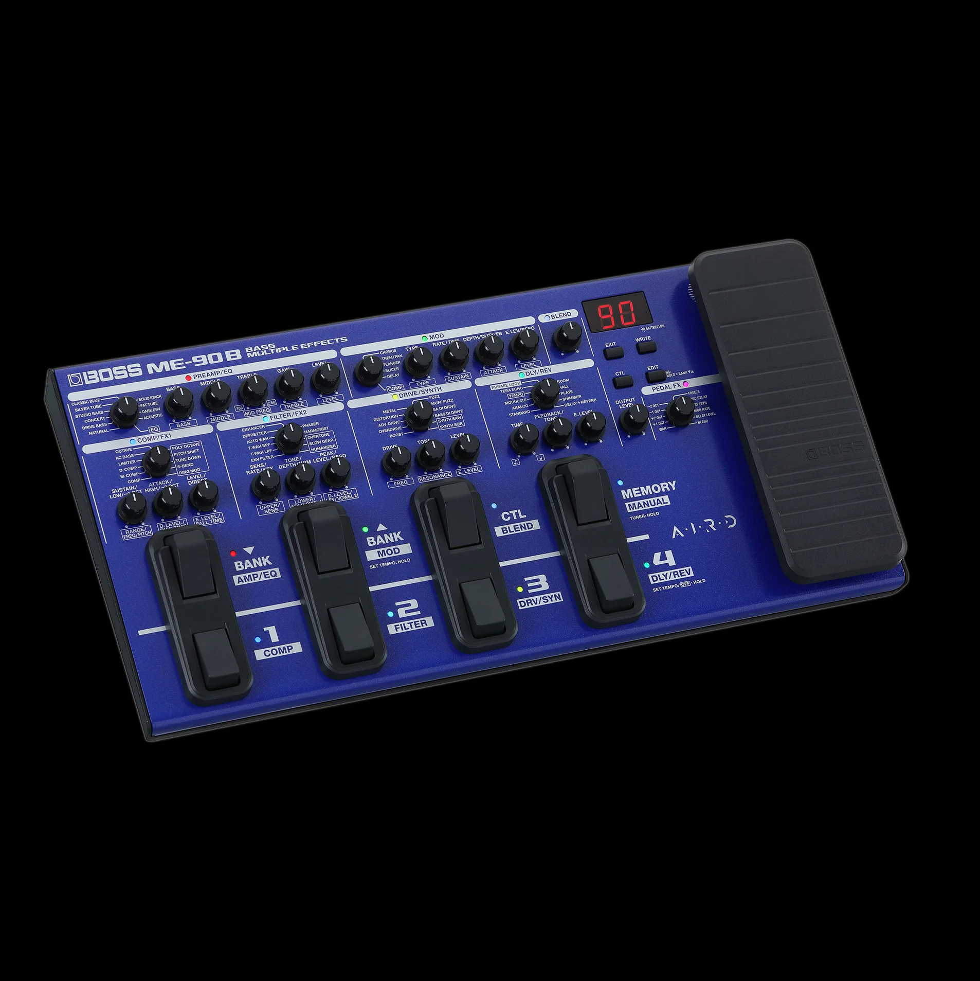 Boss ME-90B Bass Multi-Effects Pedal - Image 3