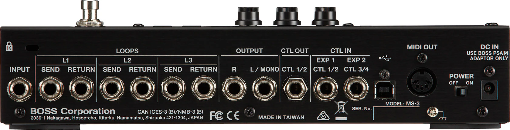 Boss MS-3 Multi Effect Guitar Pedal Switcher - Image 4