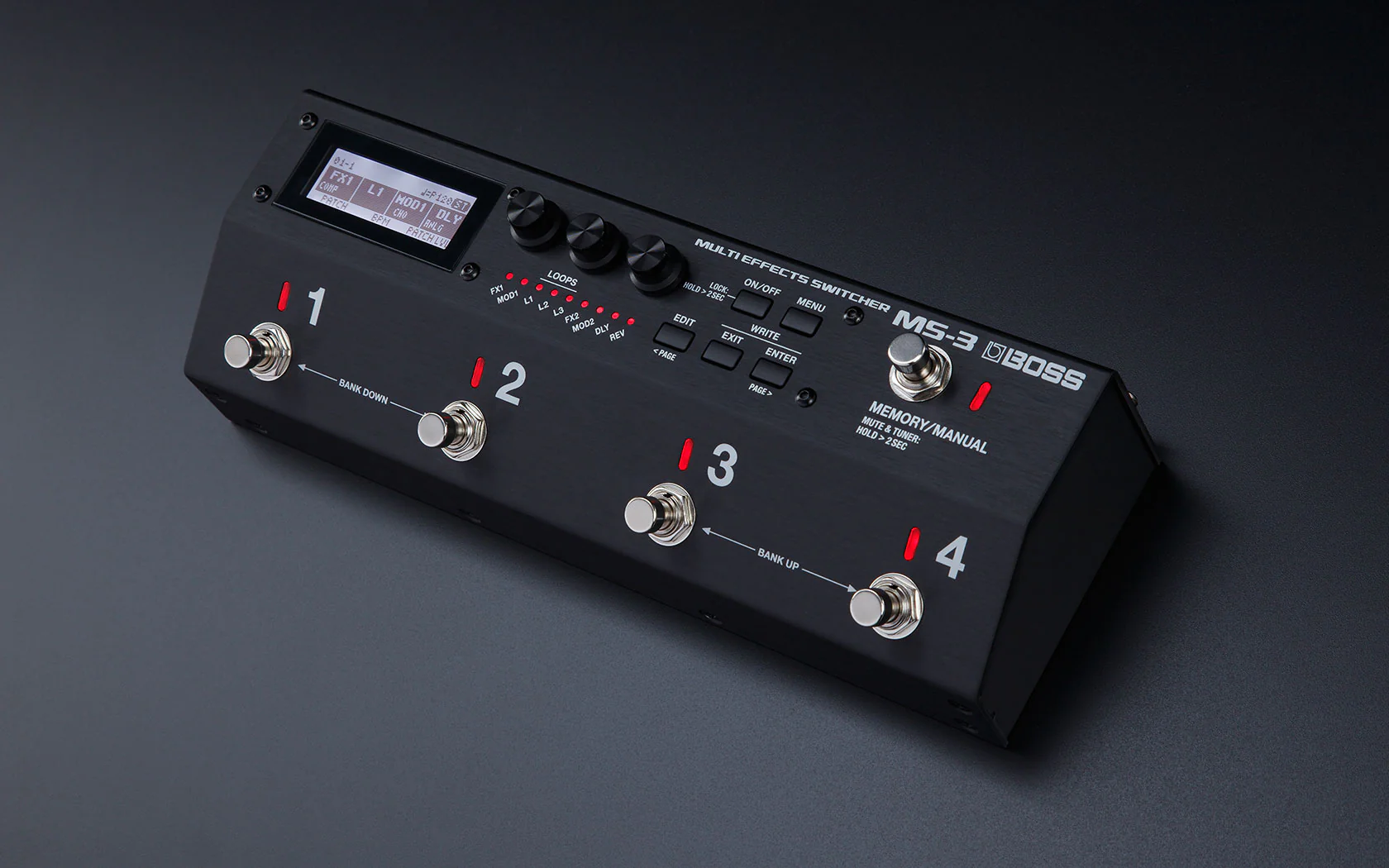 Boss MS-3 Multi Effect Guitar Pedal Switcher - Image 7