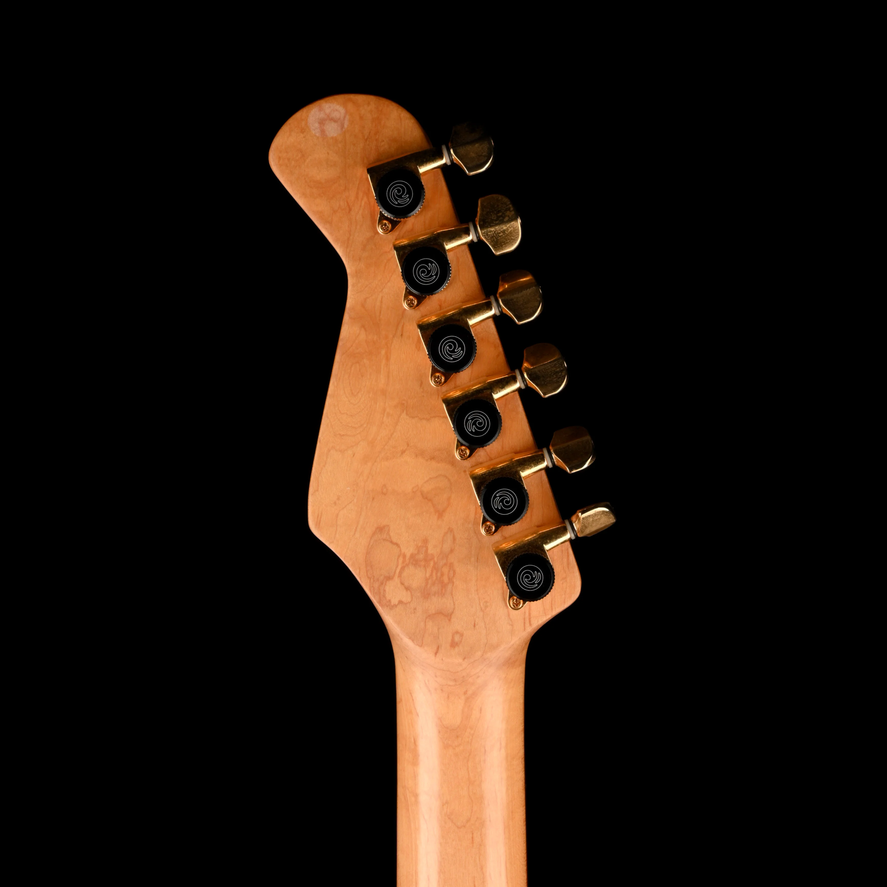 Used Burswood S-Style Rosewood Fingerboard Black Electric Guitar - Image 14