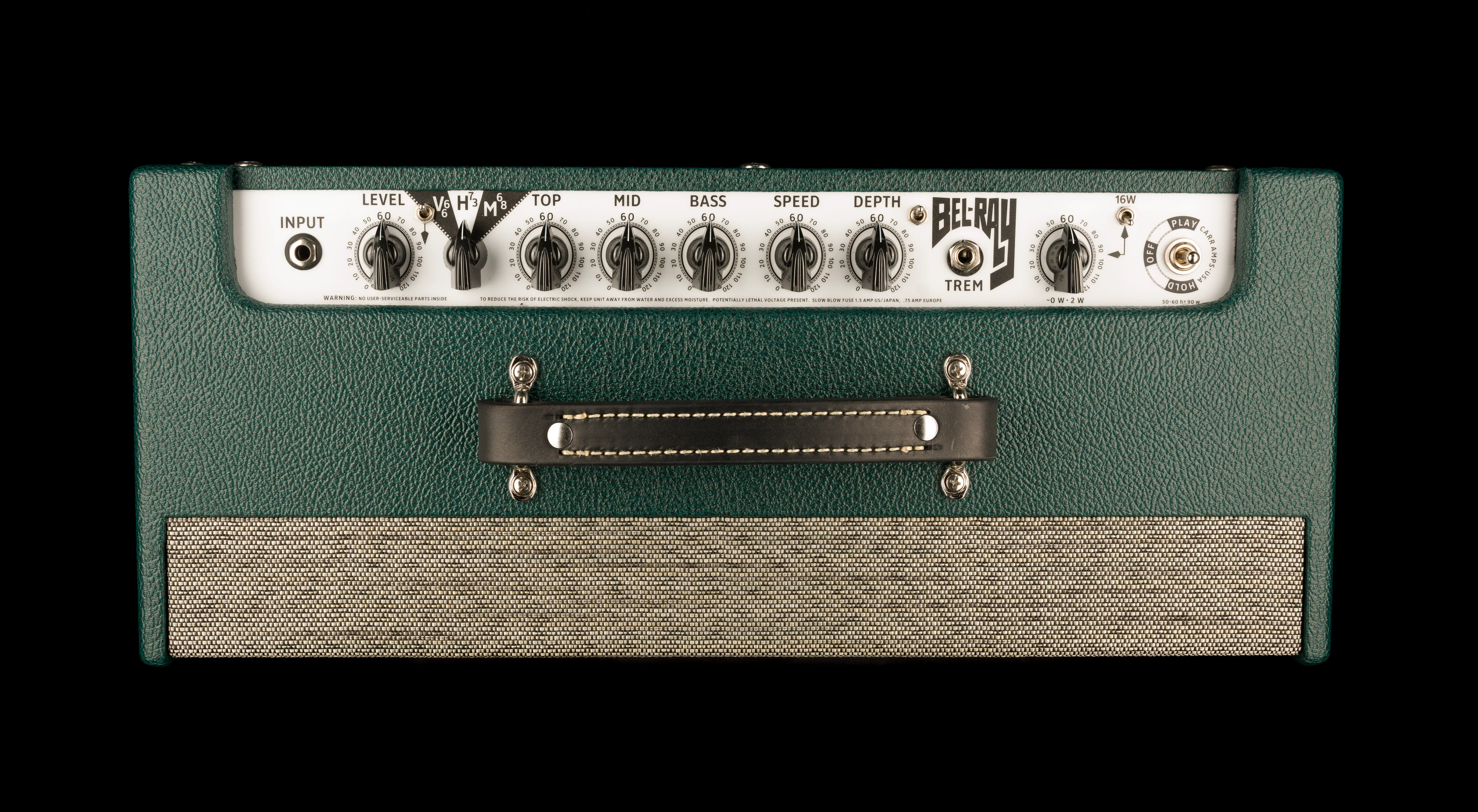 Carr Amps Bel-Ray 1x12" Custom Color Green Guitar Amp Combo - Image 7