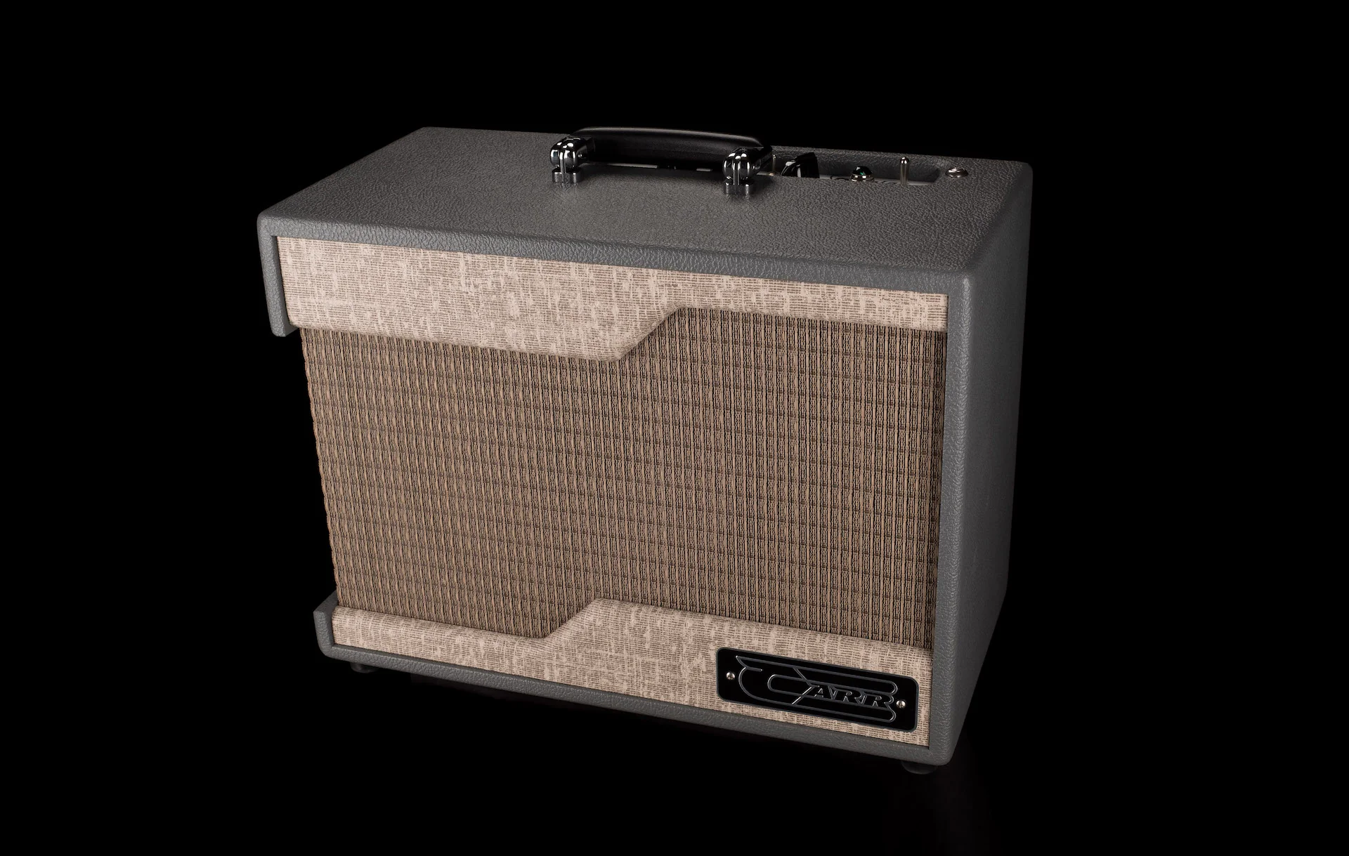 Carr Amps Raleigh 1x10 Custom Color Grey/Fawn Slub Guitar Amplifier Combo - Image 3