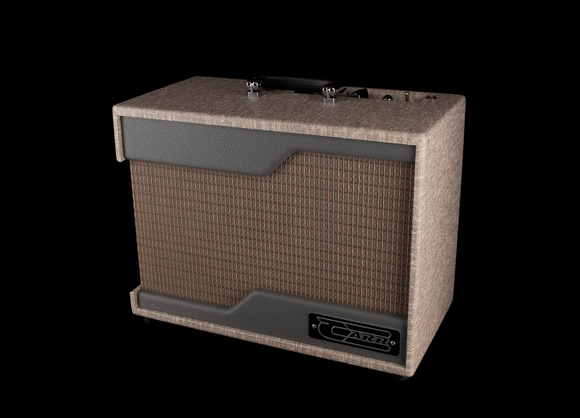 Carr Amps Raleigh 1x10 Custom Color Fawn Slub/Grey Guitar Amplifier Combo - Image 2