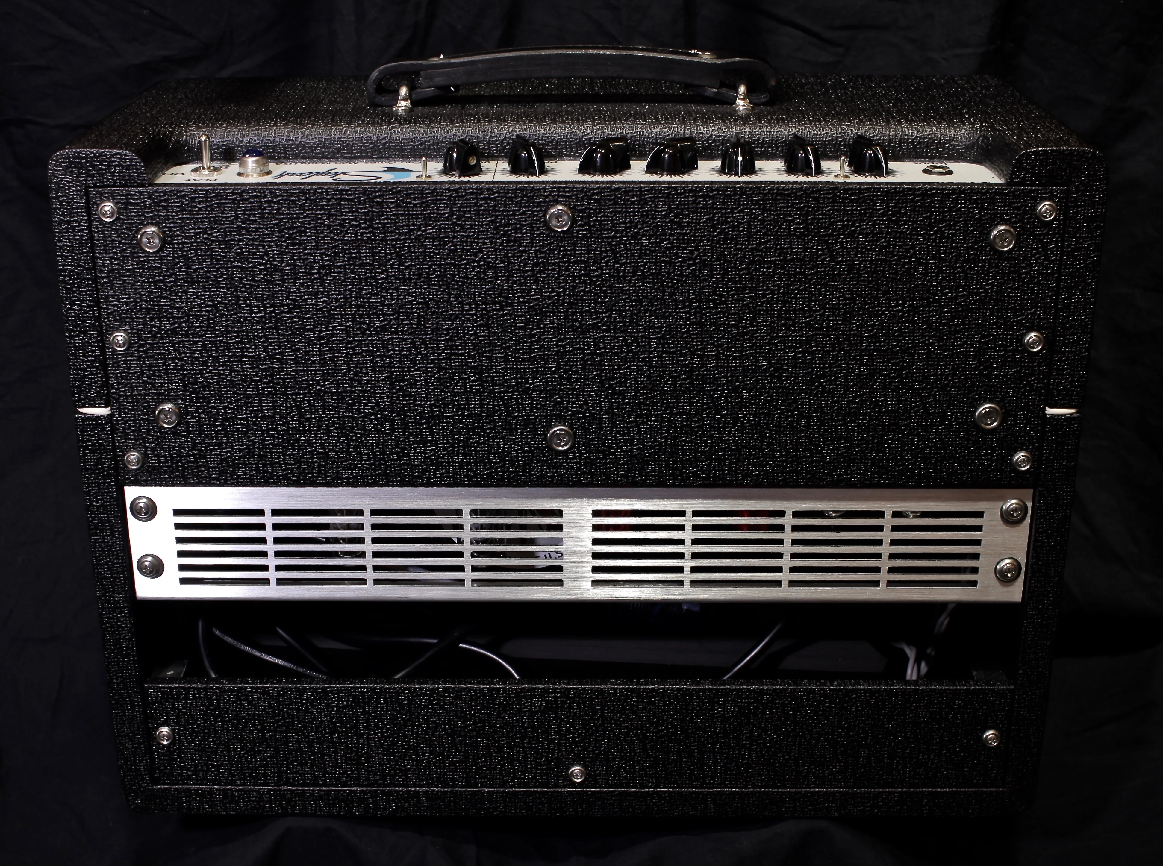 Carr Skylark 12 Watt 1x12 6V6 Tube Combo Amp Black - Image 4