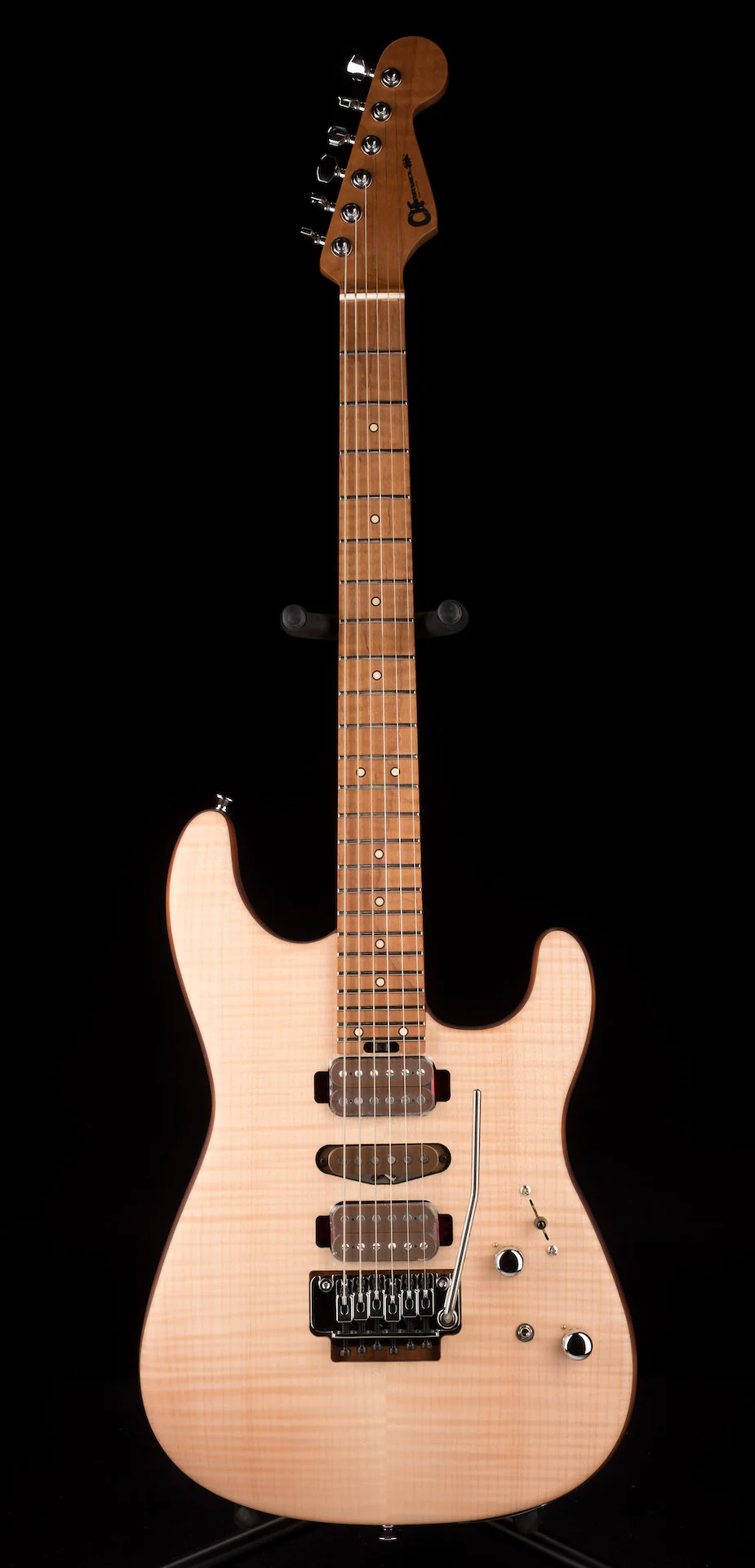 Charvel Guthrie Govan Signature HSH Flame Maple Caramelized Flame Natural With Case - Image 2