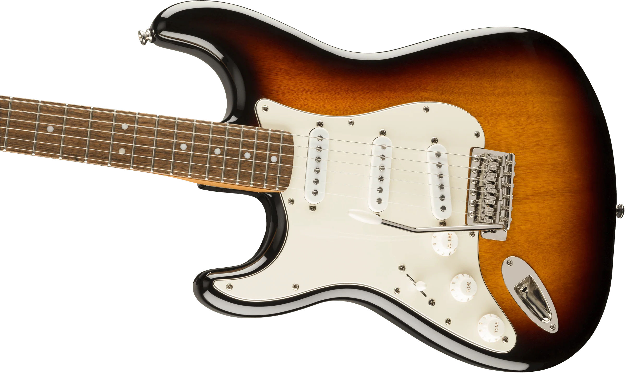 Squier Classic Vibe '60s Stratocaster Left-Handed Laurel Fingerboard 3-Color Sunburst Electric Guitar - Image 4