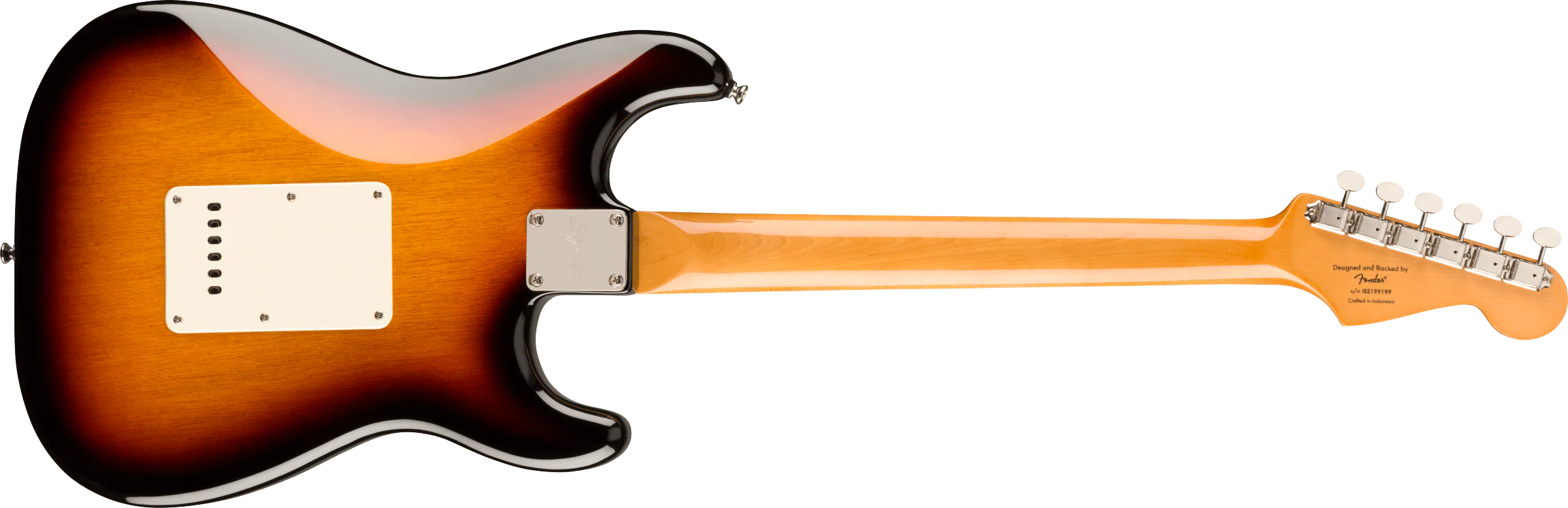 Squier Classic Vibe '60s Stratocaster Left-Handed Laurel Fingerboard 3-Color Sunburst Electric Guitar - Image 5