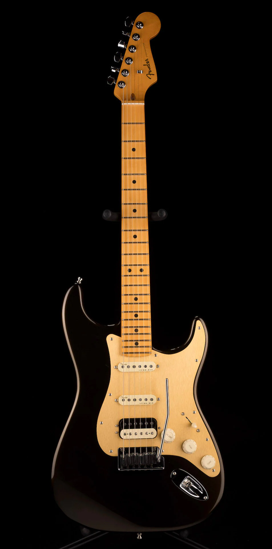 Used 2023 Fender American Ultra Stratocaster HSS Texas Tea With OHSC - Image 2