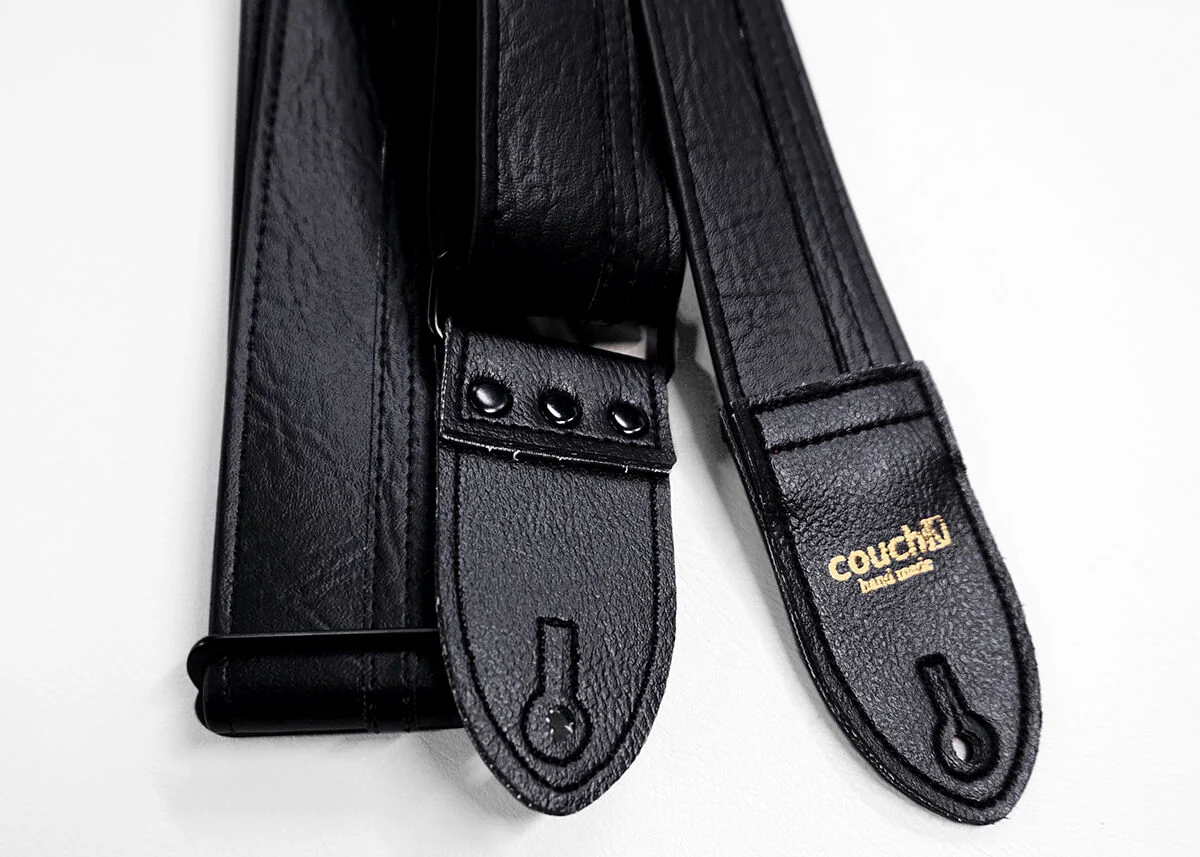 Couch All Black Racer X Guitar Strap - RX050 - Image 2