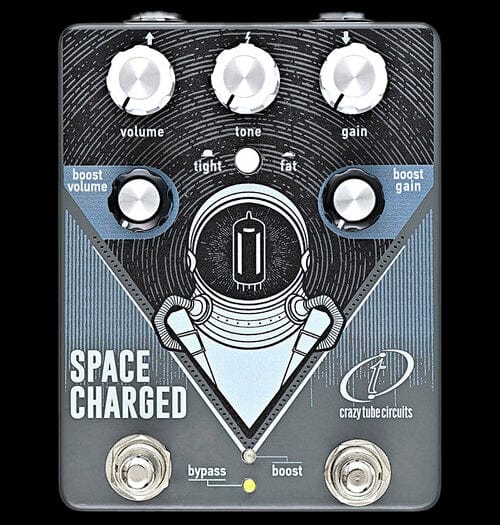 Crazy Tube Circuits Space Charged Tube Overdrive Guitar Effect Pedal - Image 2