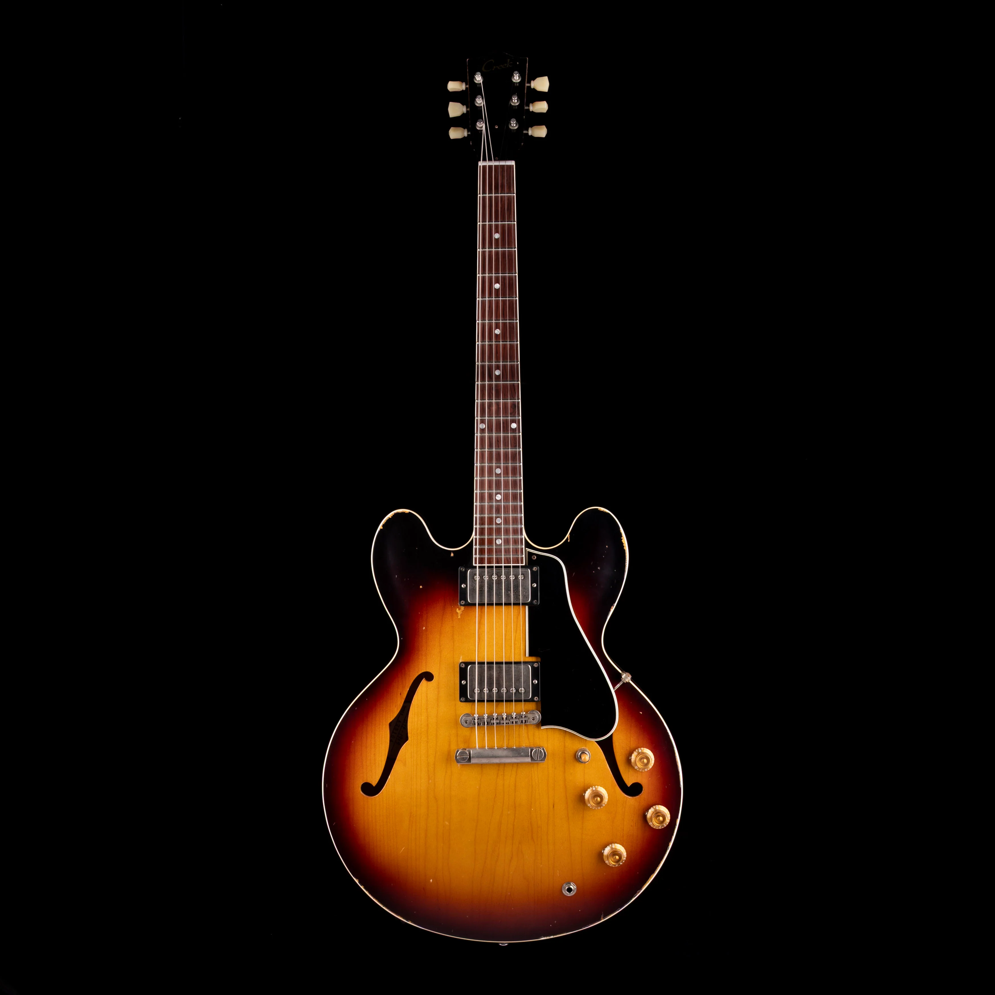 Creek Guitars Time Machine Series CTF 1959 Aged Vintage Sunburst with Case - Image 2