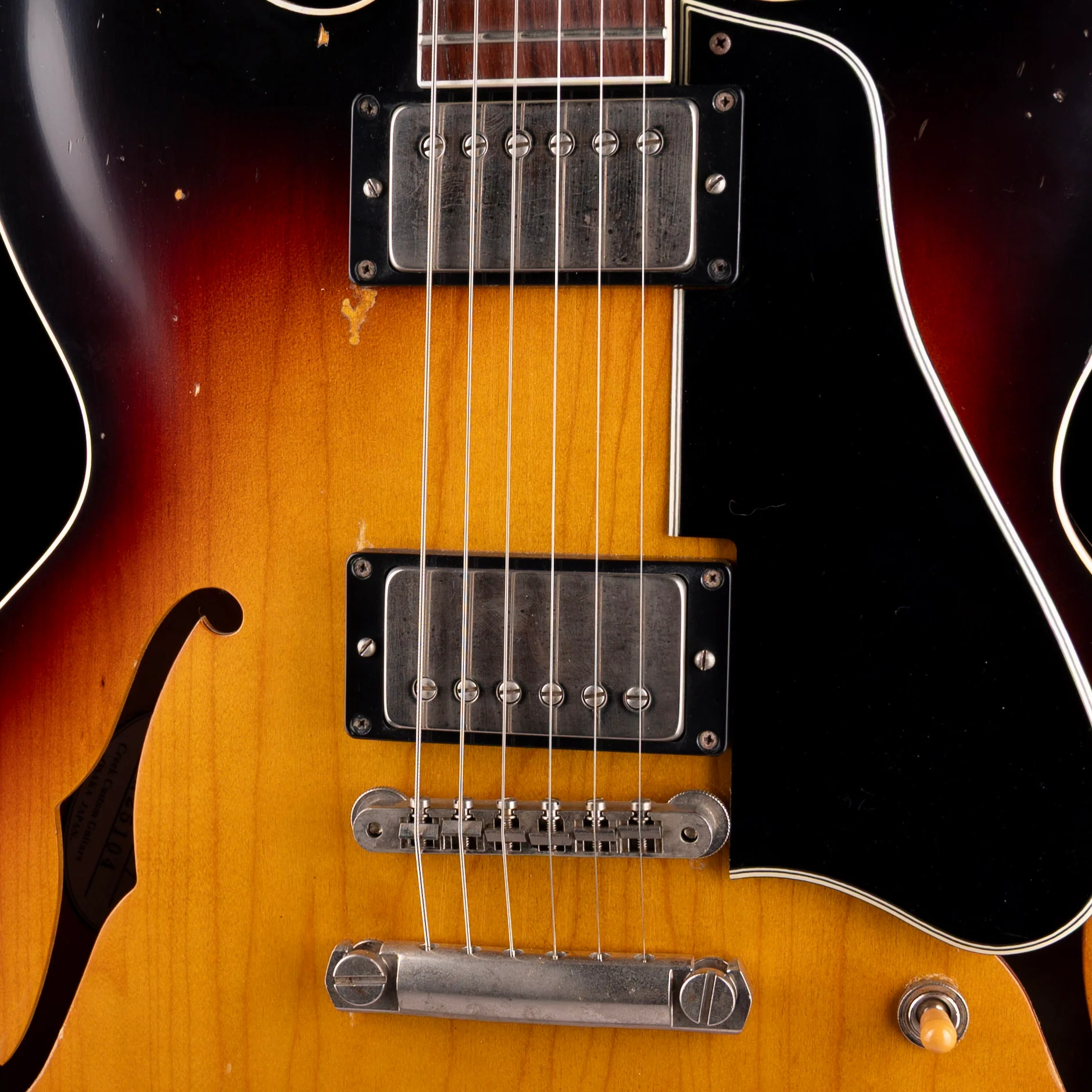 Creek Guitars Time Machine Series CTF 1959 Aged Vintage Sunburst with Case - Image 4