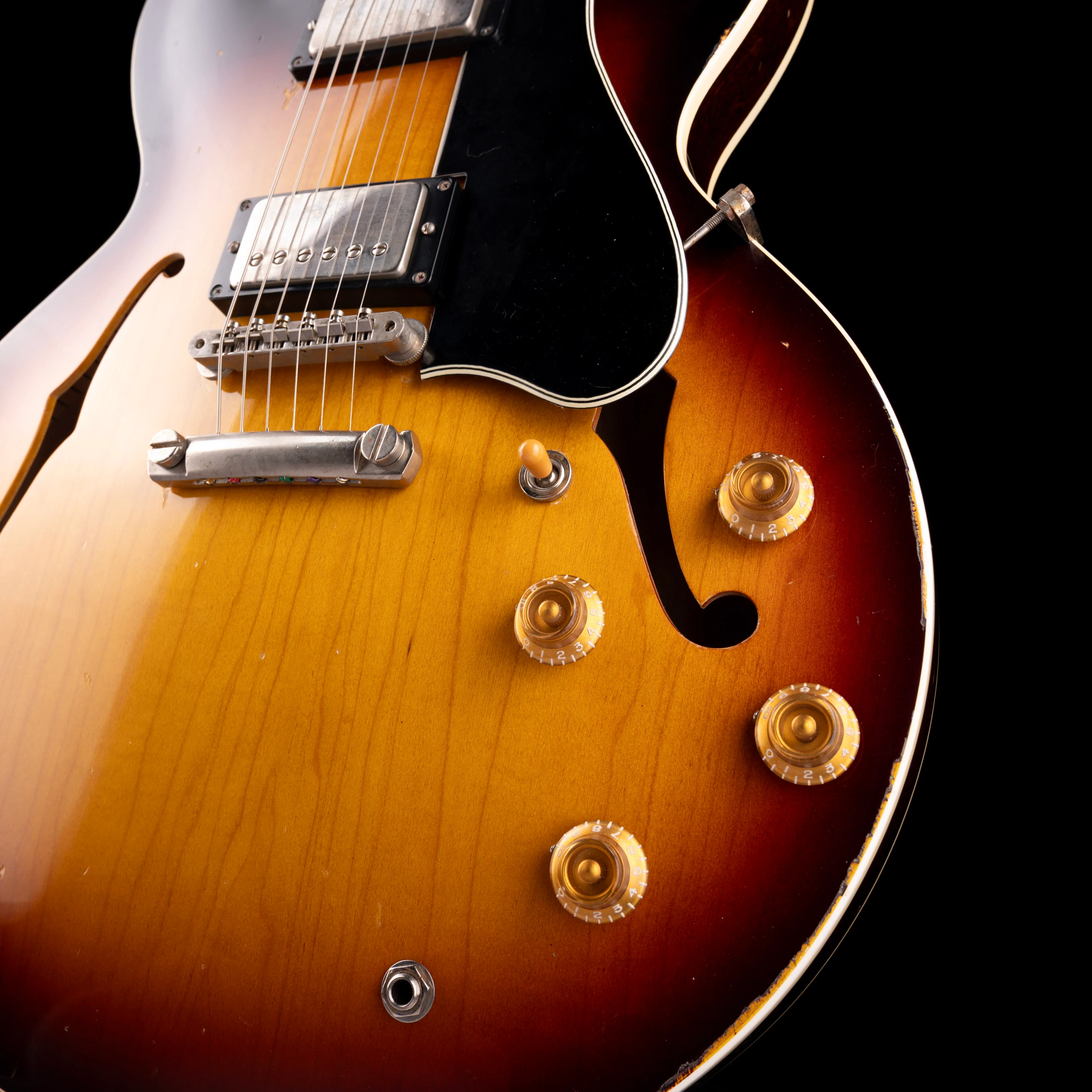 Creek Guitars Time Machine Series CTF 1959 Aged Vintage Sunburst with Case - Image 5