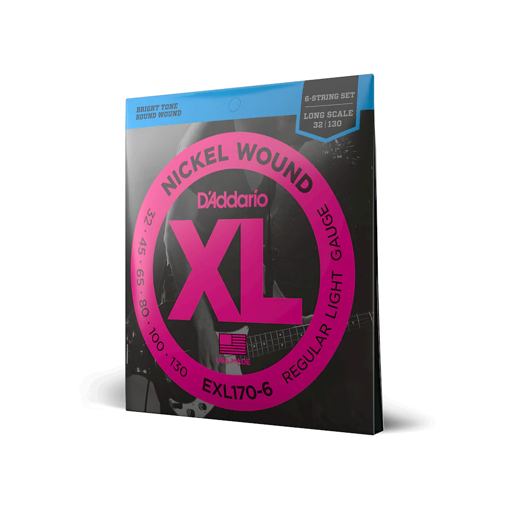 D'Addario EXL170-6 Set Bass XL 32-130 Long Scale 6-string Strings - Image 3