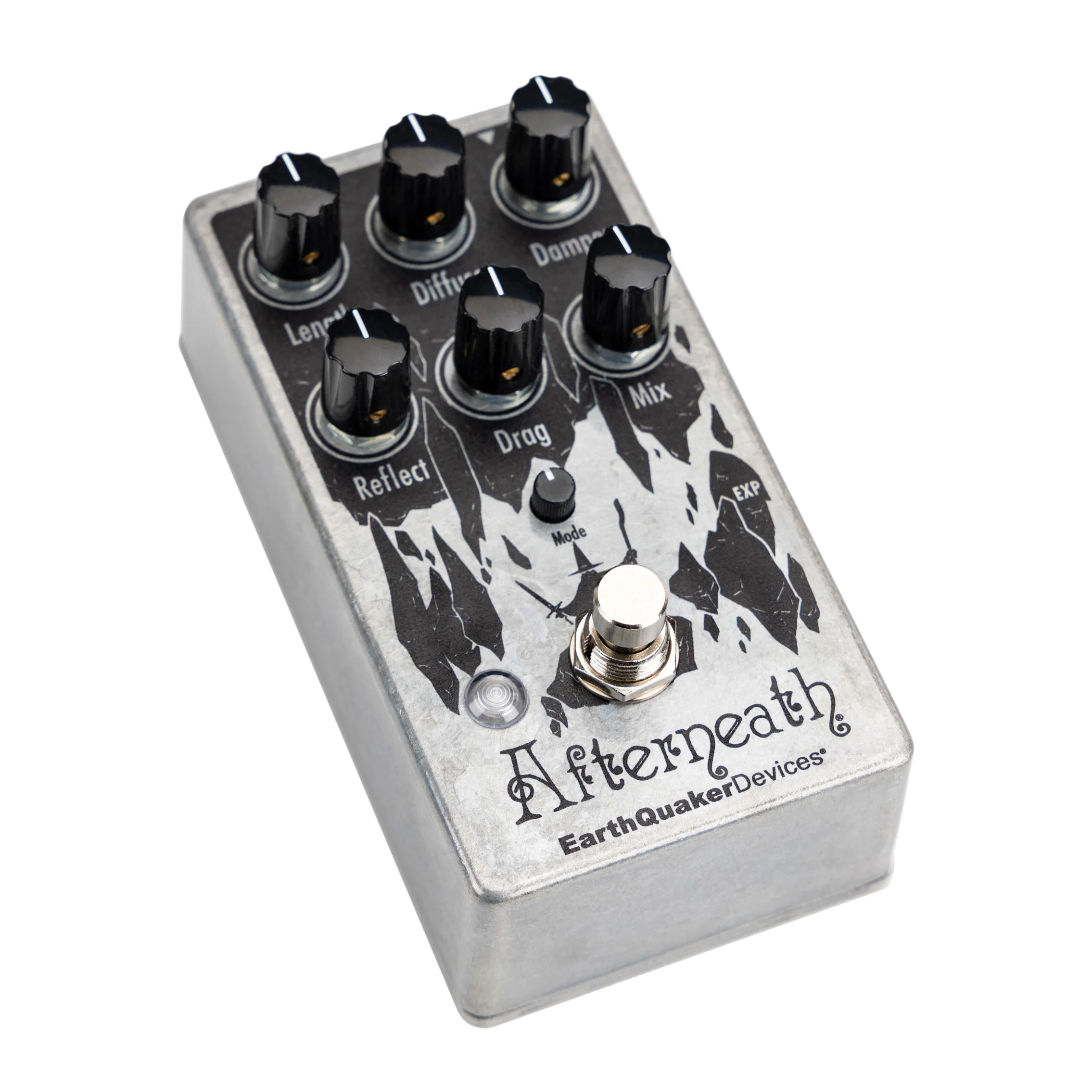 EarthQuaker Devices Afterneath V3 Custom Color Reverb Guitar Effect Pedal - Image 2