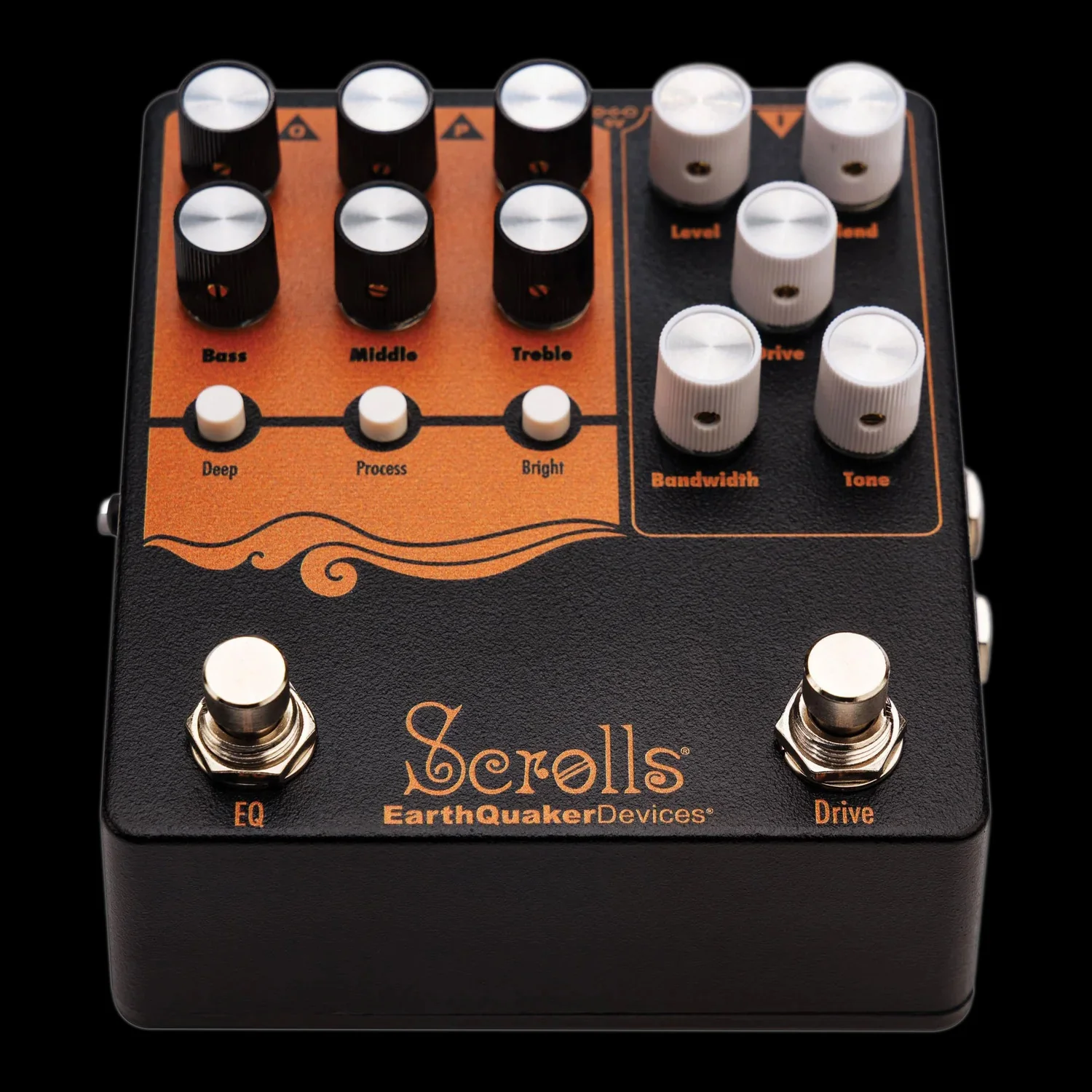 EarthQuaker Devices Scrolls Bass Odyssey PreAmp/Overdrive/EQ/DI Pedal - Image 3