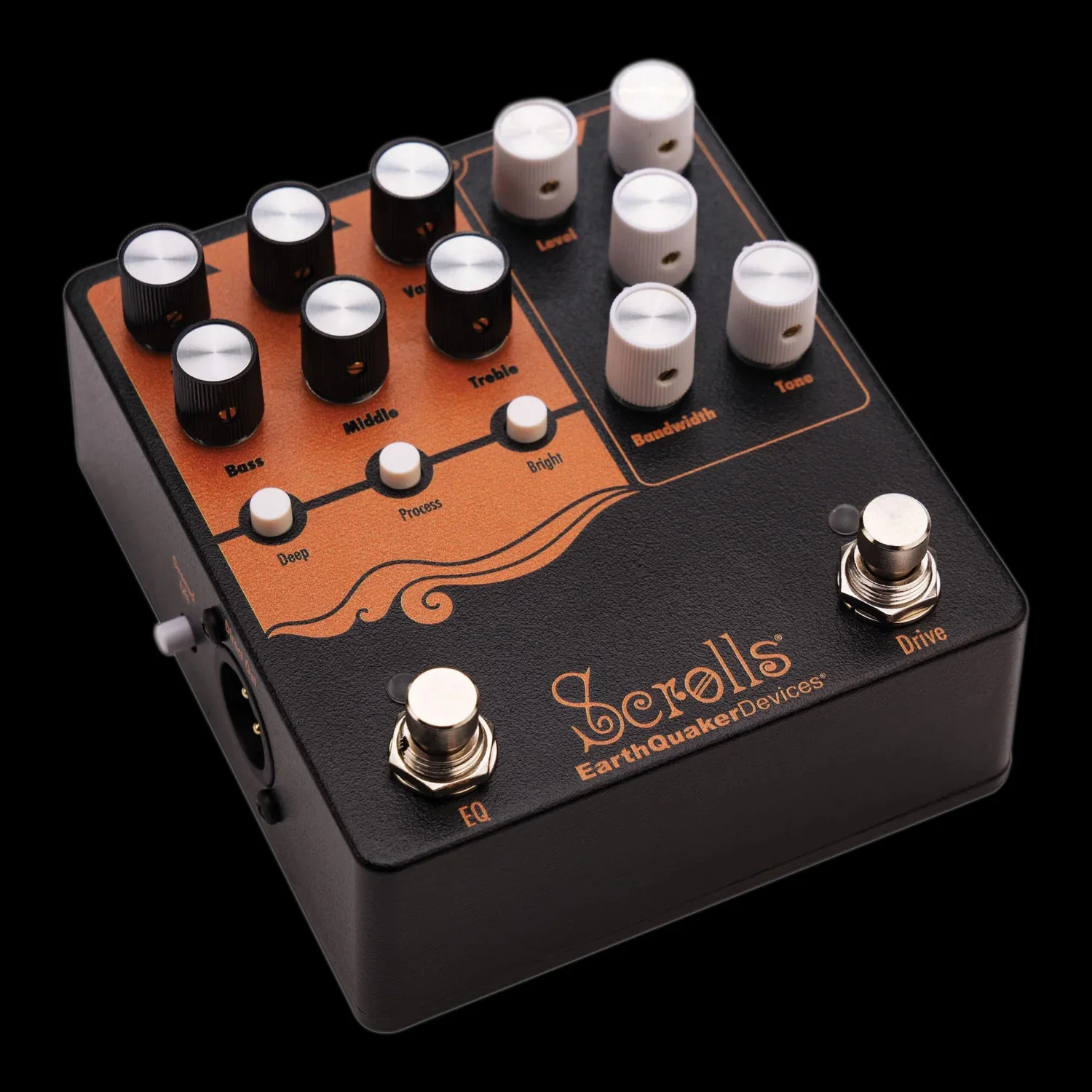EarthQuaker Devices Scrolls Bass Odyssey PreAmp/Overdrive/EQ/DI Pedal - Image 4