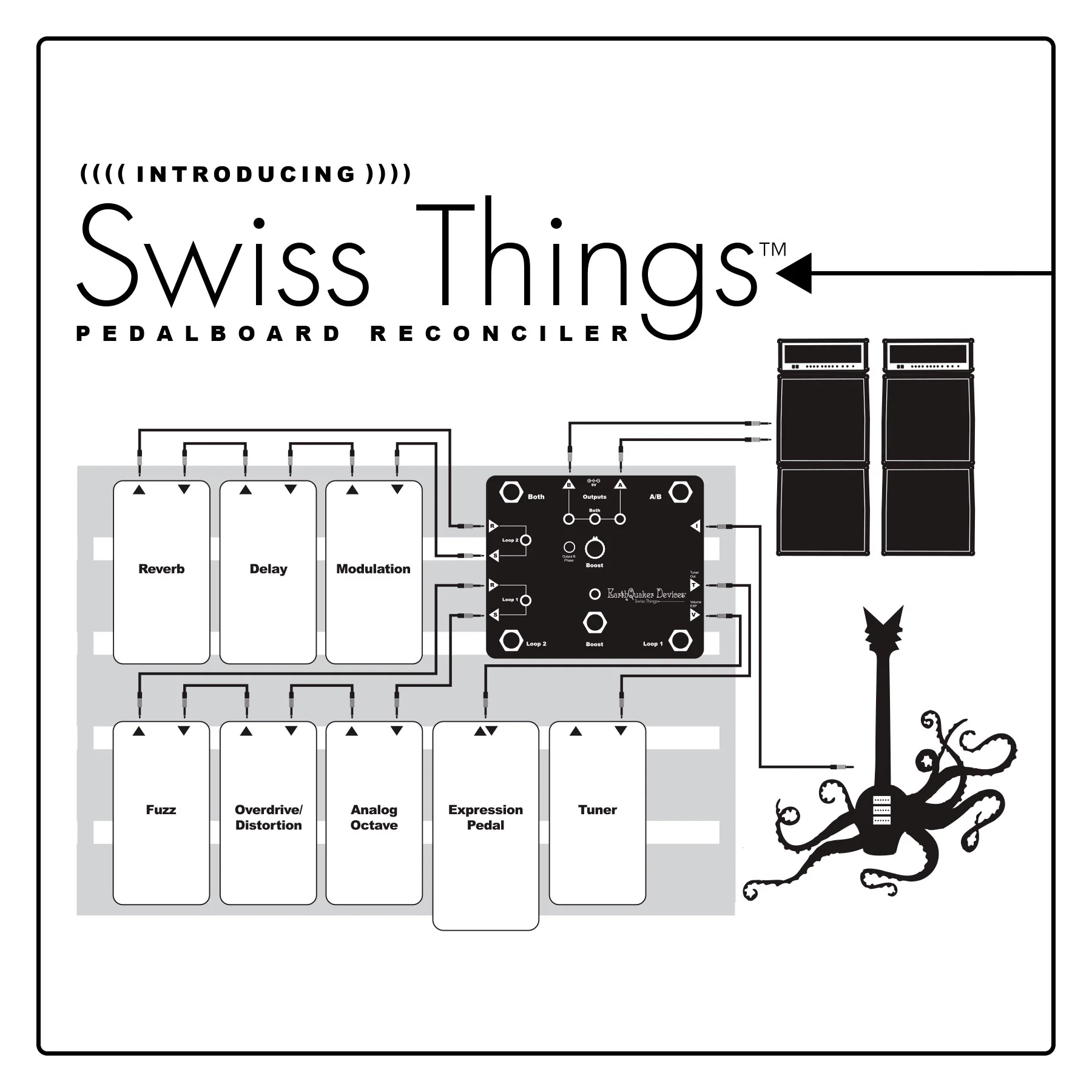 EarthQuaker Devices Swiss Things PedalBoard Reconciler Guitar Pedal - Image 3