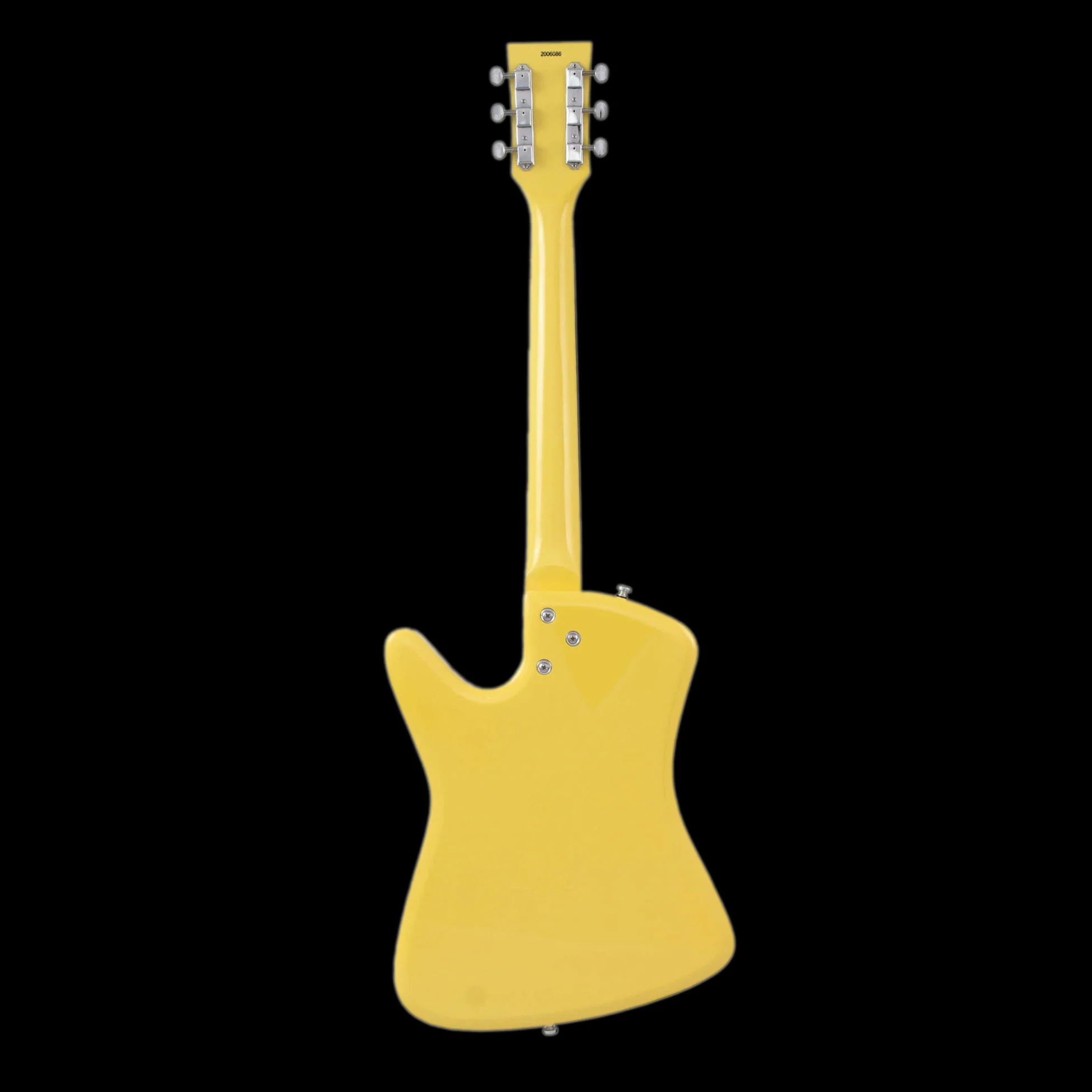 Eastwood Airline Bighorn Electric Guitar - TV Yellow - Image 3