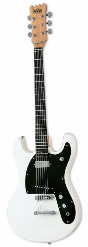 Eastwood Mach Two Guitar - White - Image 2