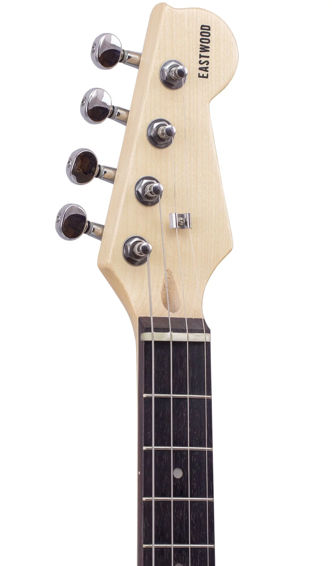 Eastwood Mandola S Style 4-String Mandolin - Black - Image 5