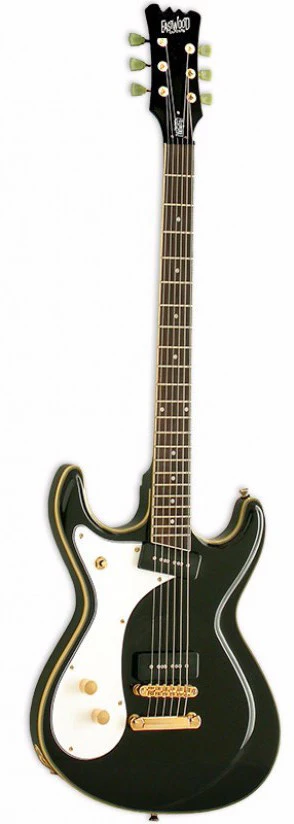 Eastwood Sidejack Baritone - Black Left Handed - Image 2