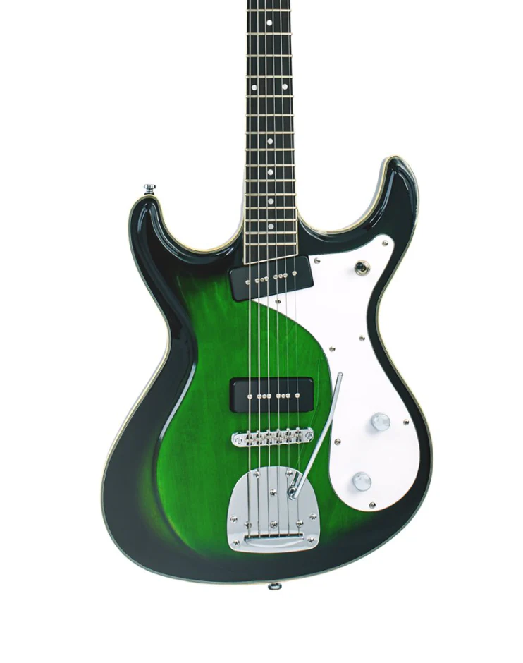 Eastwood Sidejack Baritone Deluxe - Greenburst - Image 3