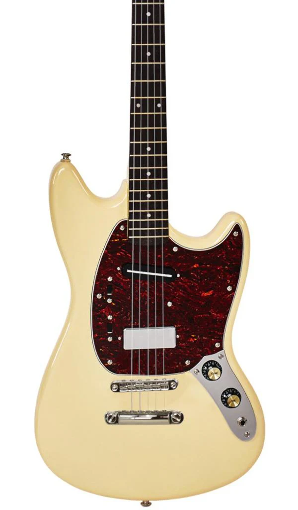 Eastwood Warren Ellis 5 5-string Baritone Tenor Vintage Cream Electric Guitar - Image 2