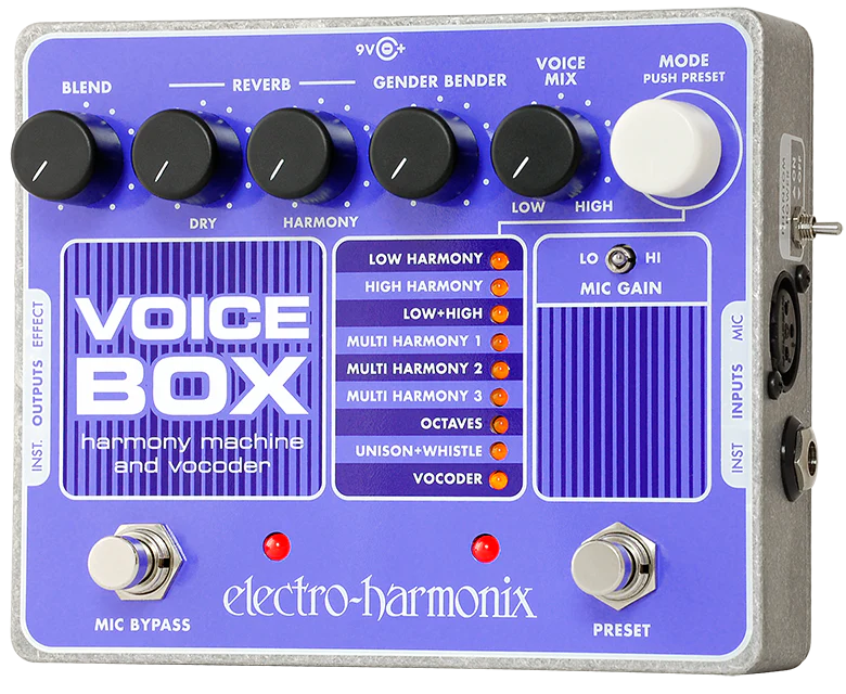 Electro-Harmonix Voice Box Vocal Harmony Machine/Vocoder Guitar Pedal