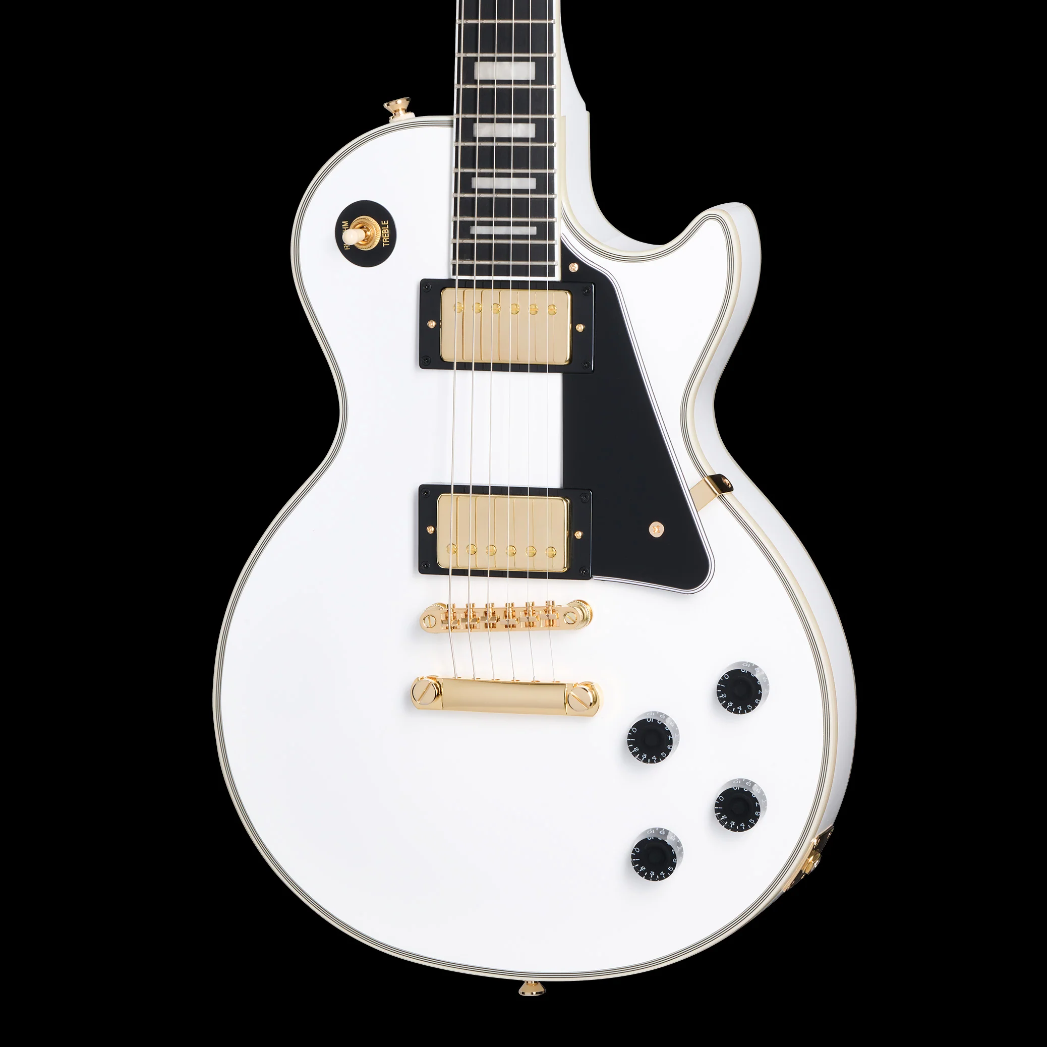 Epiphone Les Paul Custom Alpine White with Gig Bag