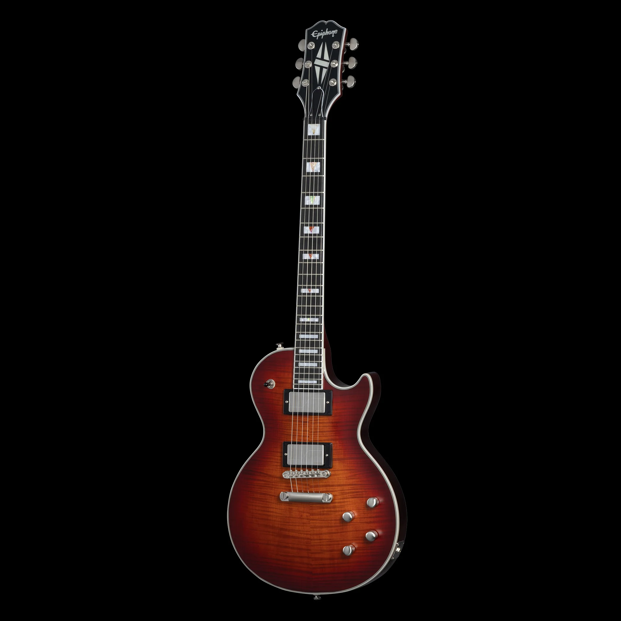 Epiphone Les Paul Prophecy Aged Bengal Tiger Burst with Gig Bag - Image 2