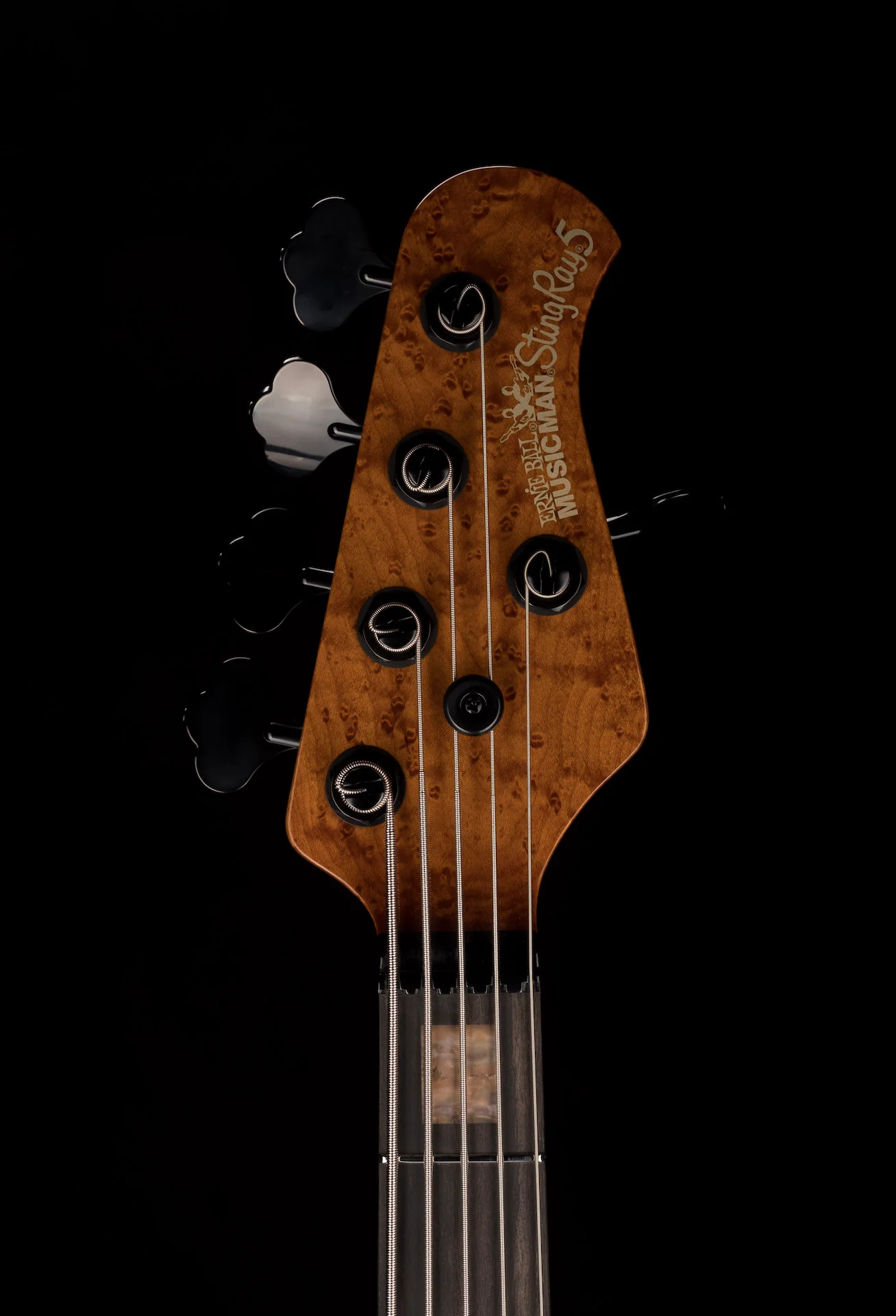 Ernie Ball Music Man 35th Anniversary StingRay 5 Spalted Sunburst - Image 11