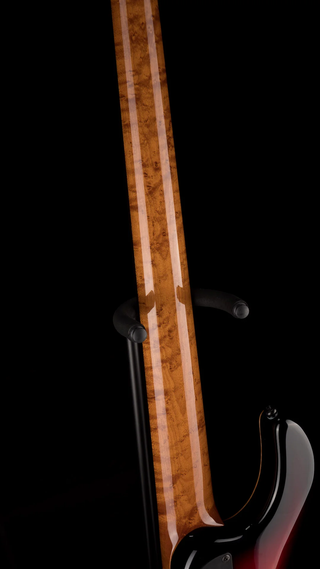 Ernie Ball Music Man 35th Anniversary StingRay 5 Spalted Sunburst - Image 16