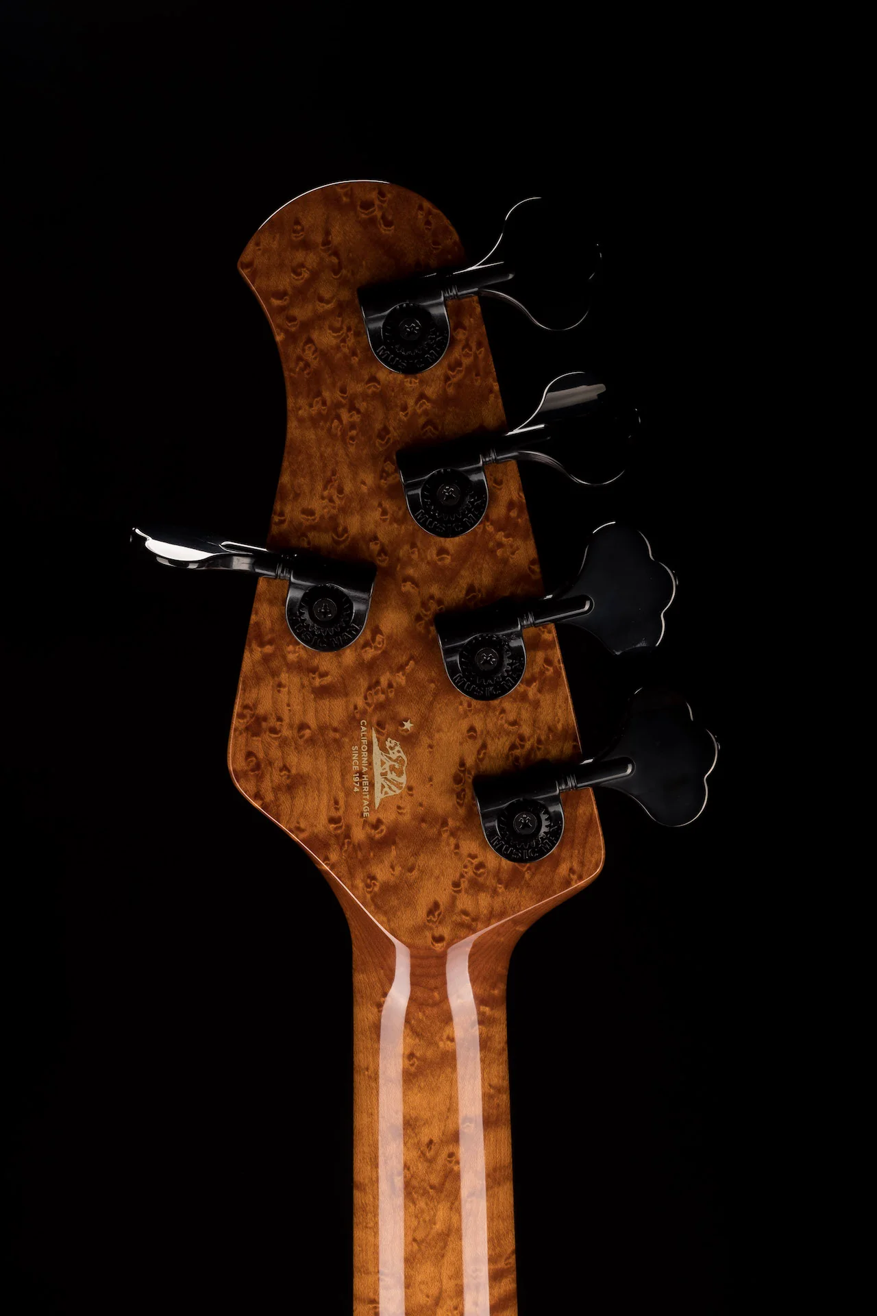 Ernie Ball Music Man 35th Anniversary StingRay 5 Spalted Sunburst - Image 17