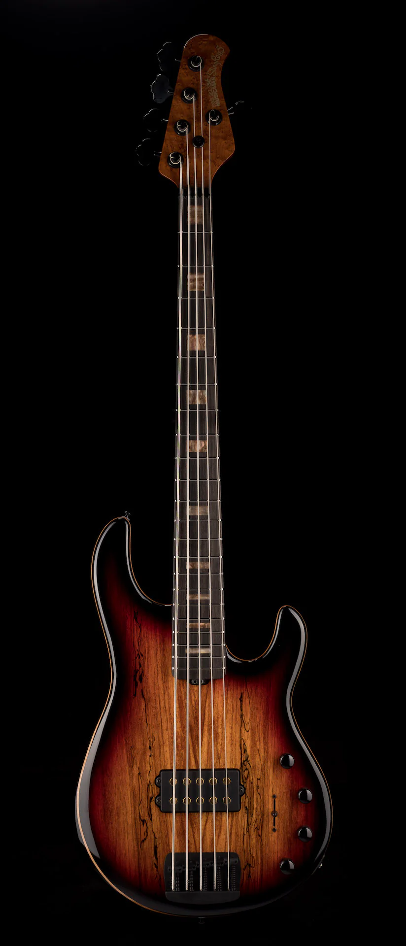 Ernie Ball Music Man 35th Anniversary StingRay 5 Spalted Sunburst - Image 2