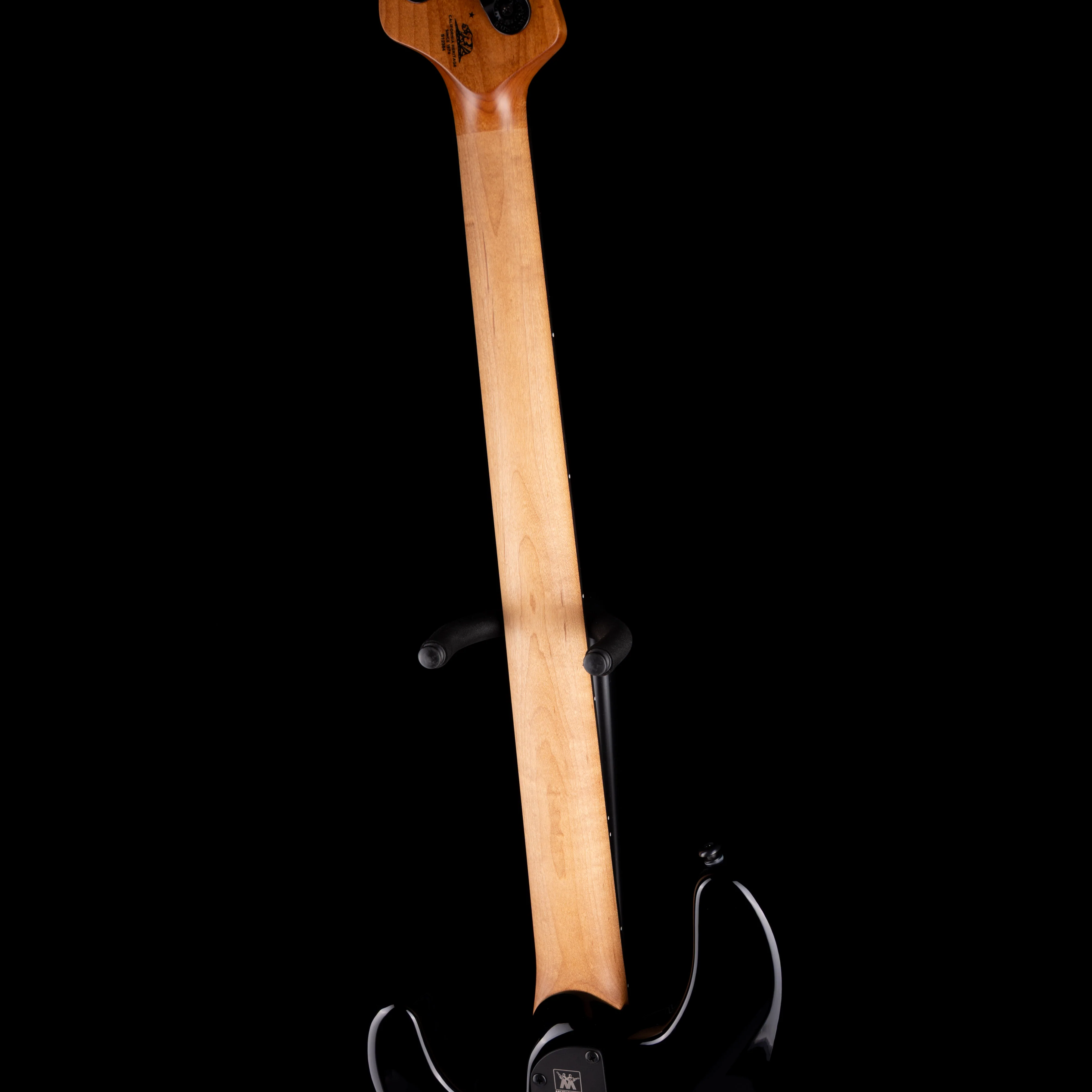 Ernie Ball Music Man DarkRay Bass Obsidian Black With Mono Case - Image 12