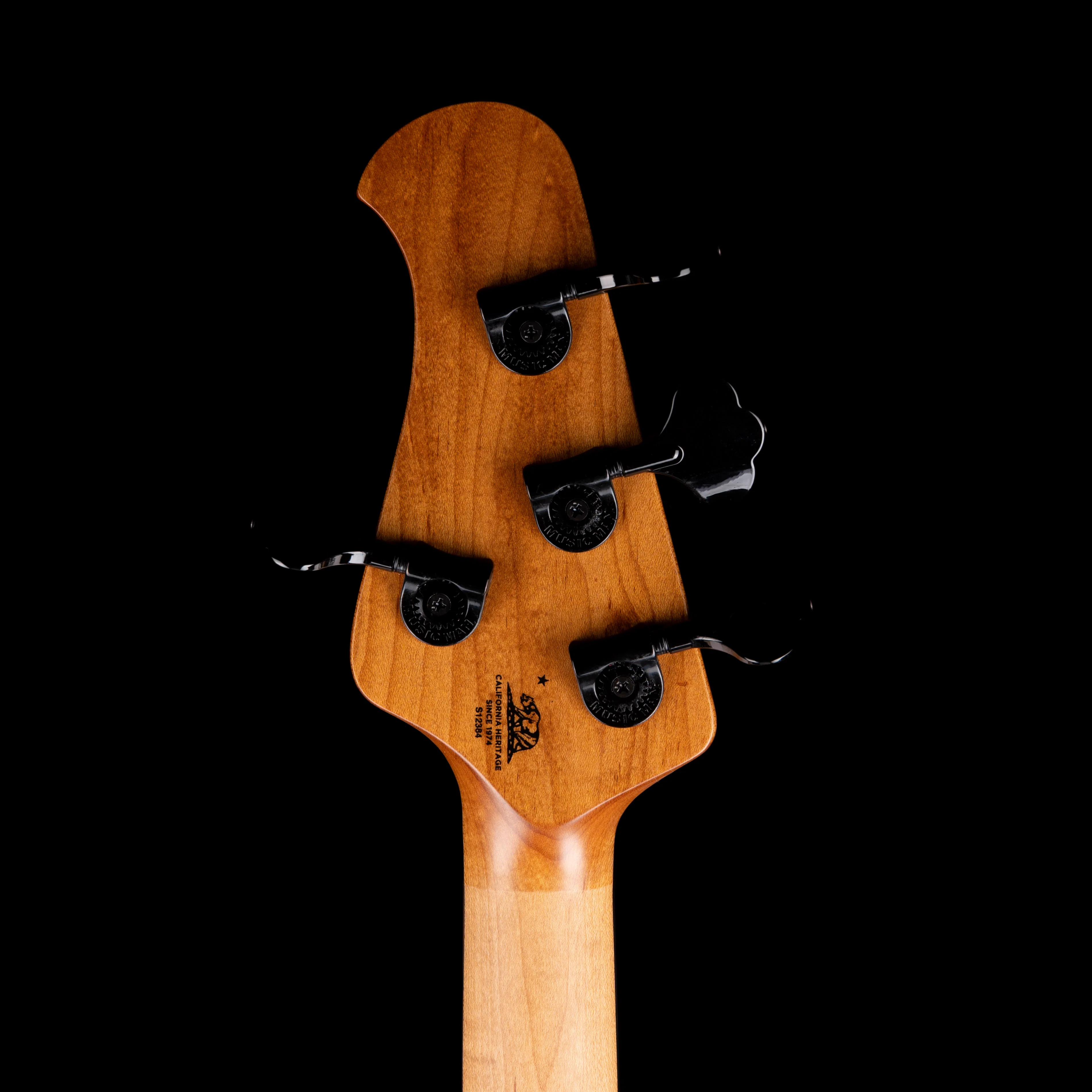 Ernie Ball Music Man DarkRay Bass Obsidian Black With Mono Case - Image 13