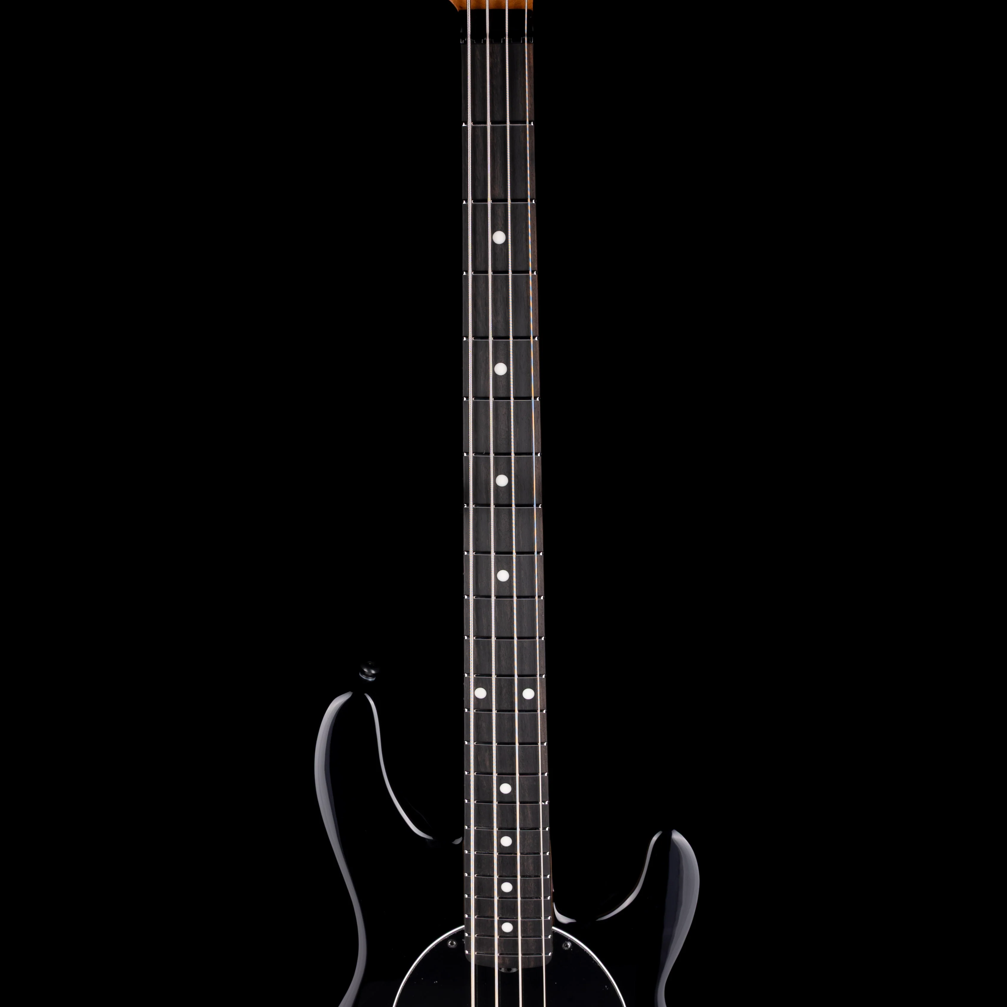 Ernie Ball Music Man DarkRay Bass Obsidian Black With Mono Case - Image 7