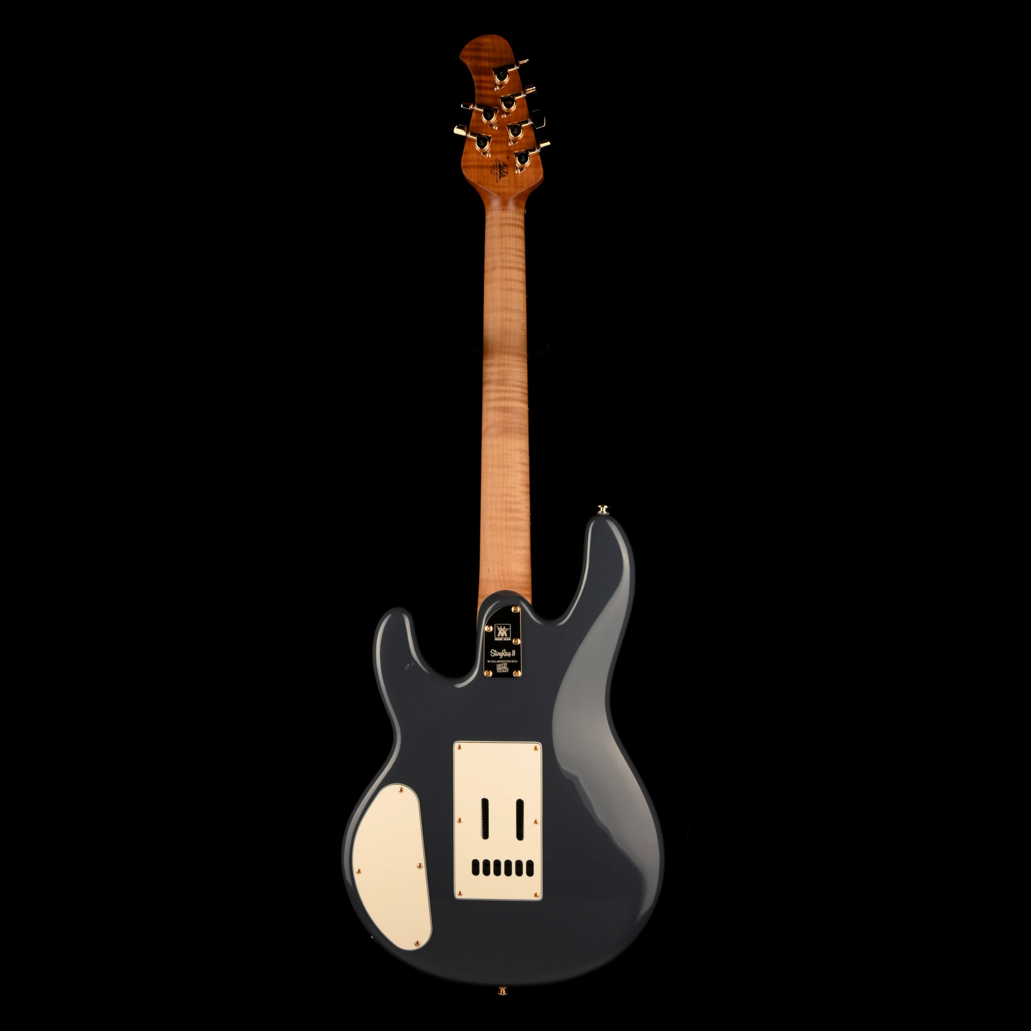 Ernie Ball Music Man StingRay II Charcoal Blue with Mono Case - Image 9
