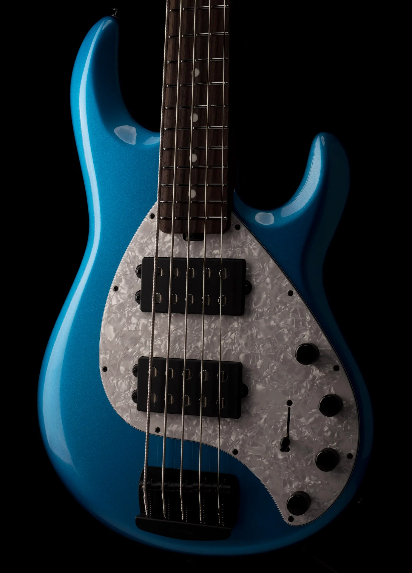 Ernie Ball Music Man StingRay Special 5 HH Bass Speed Blue Roasted Maple With Case - Image 10