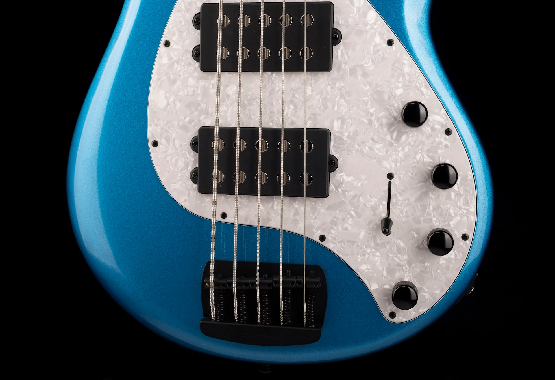 Ernie Ball Music Man StingRay Special 5 HH Bass Speed Blue Roasted Maple With Case - Image 5