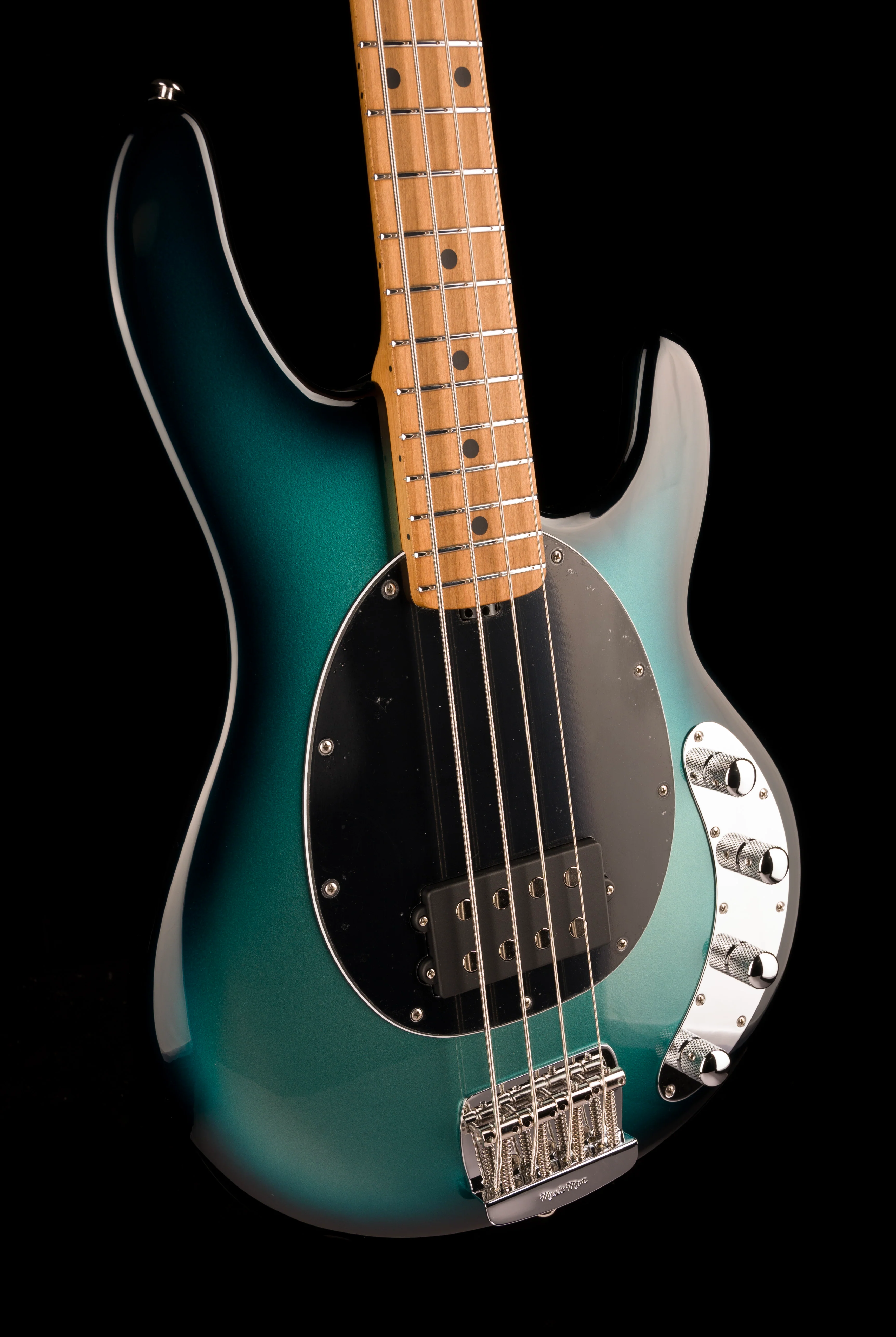 Ernie Ball Music Man StingRay Special Bass Frost Green Pearl with Mono Case - Image 9